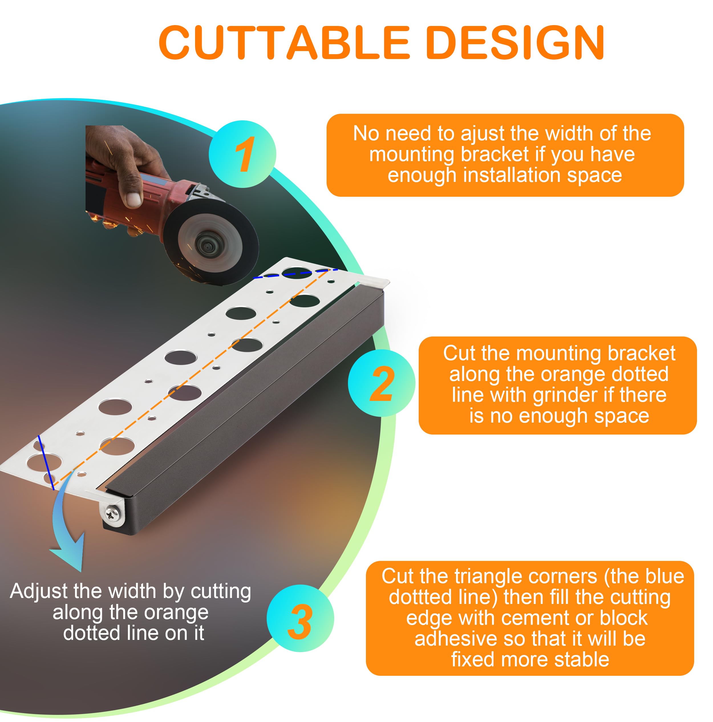 Cloudy Bay [8 Pack] 12 Inch 7W 5Cct Hardscape Paver Light,Retainng Wall Lights Outdoor,Ip65 Waterproof,2700K/3000K/3500K/4000K/5