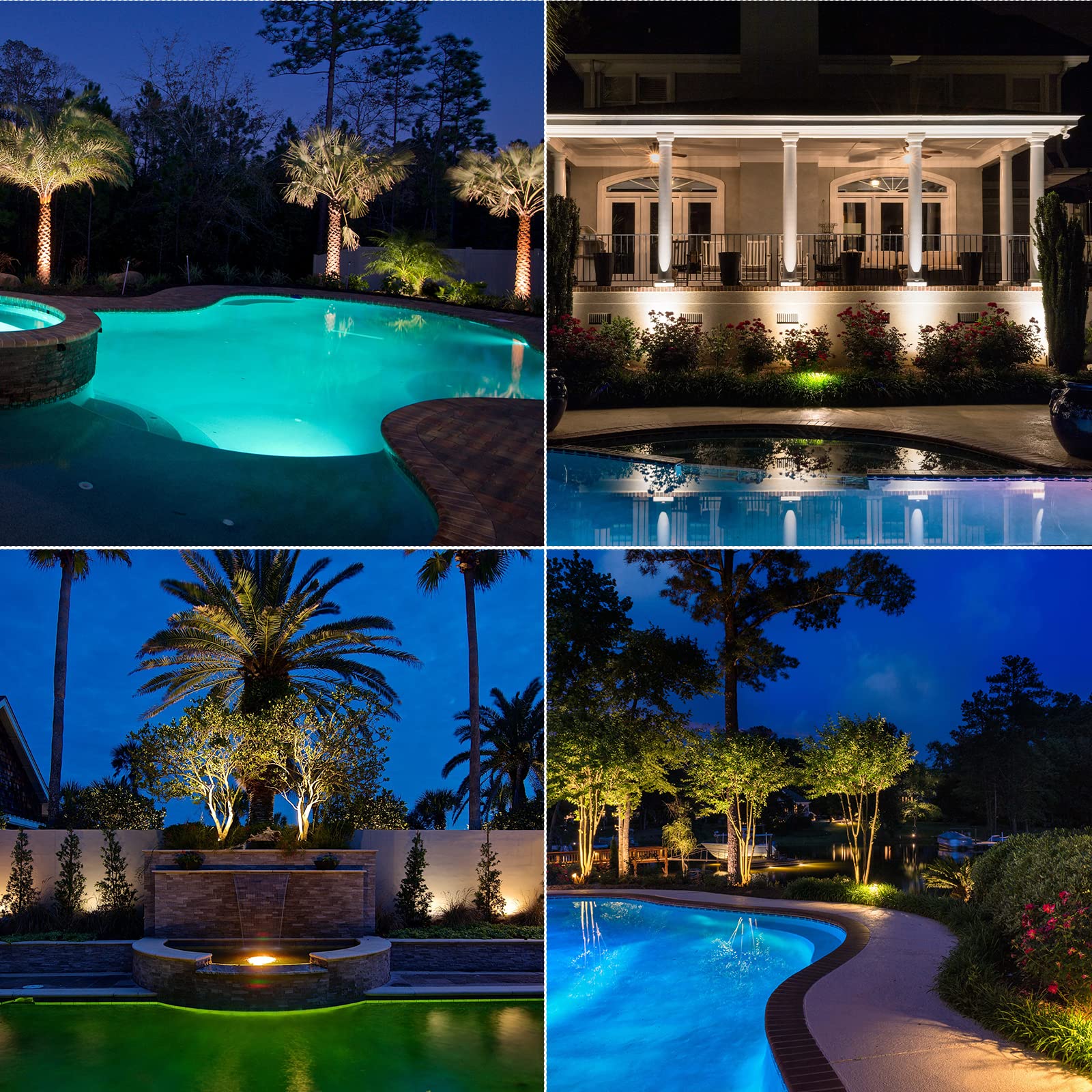 Malibu Low Voltage Floodlight Led Outdoor Landscape Lighting 6W Garden Light For Patio Yard (1 Pack)