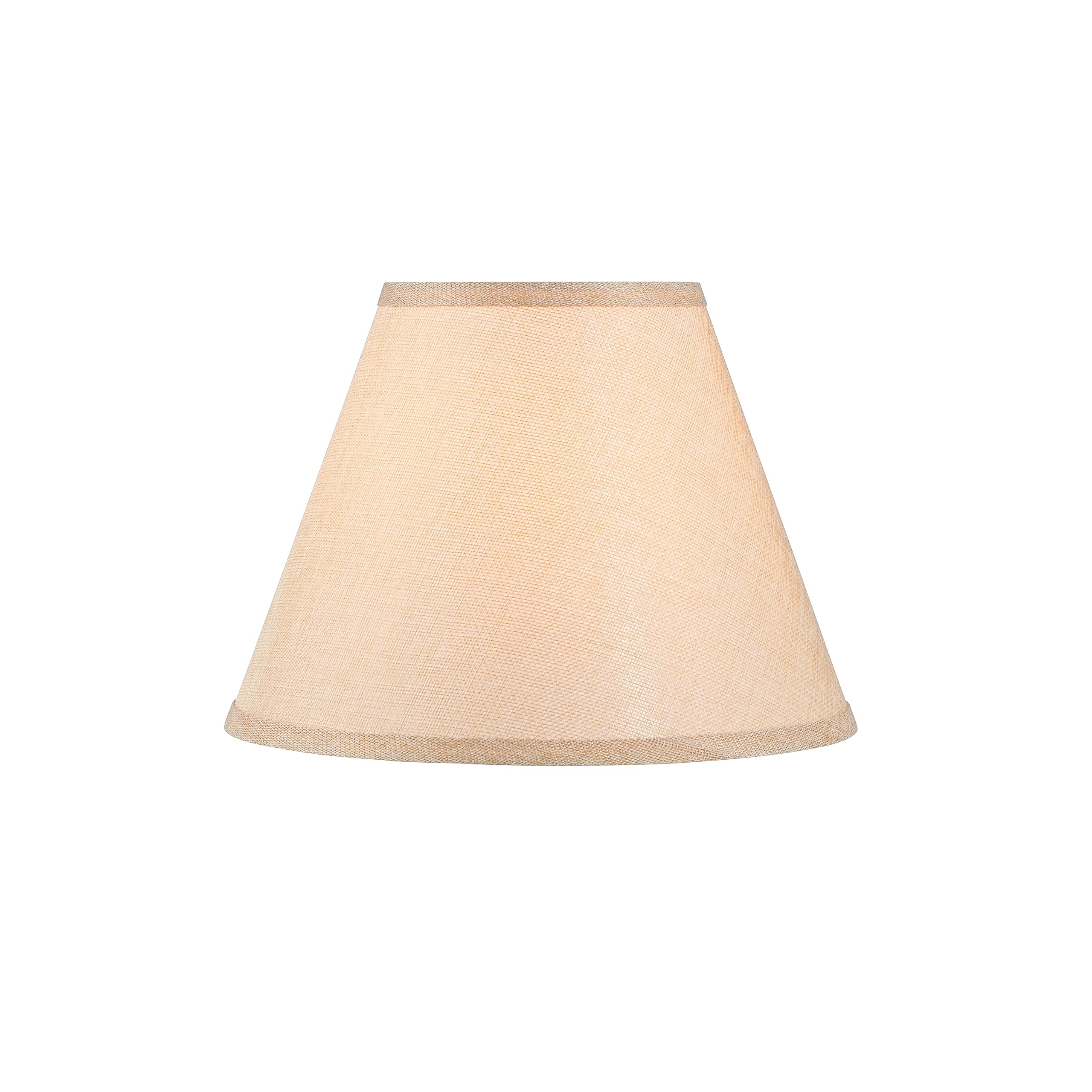 Aspen Creative 32998 Transitional Empire Shape Spider Construction Lamp Shade, Wheat, 6&quot; Top X 12&quot; Bottom X 9&quot; Slant Height