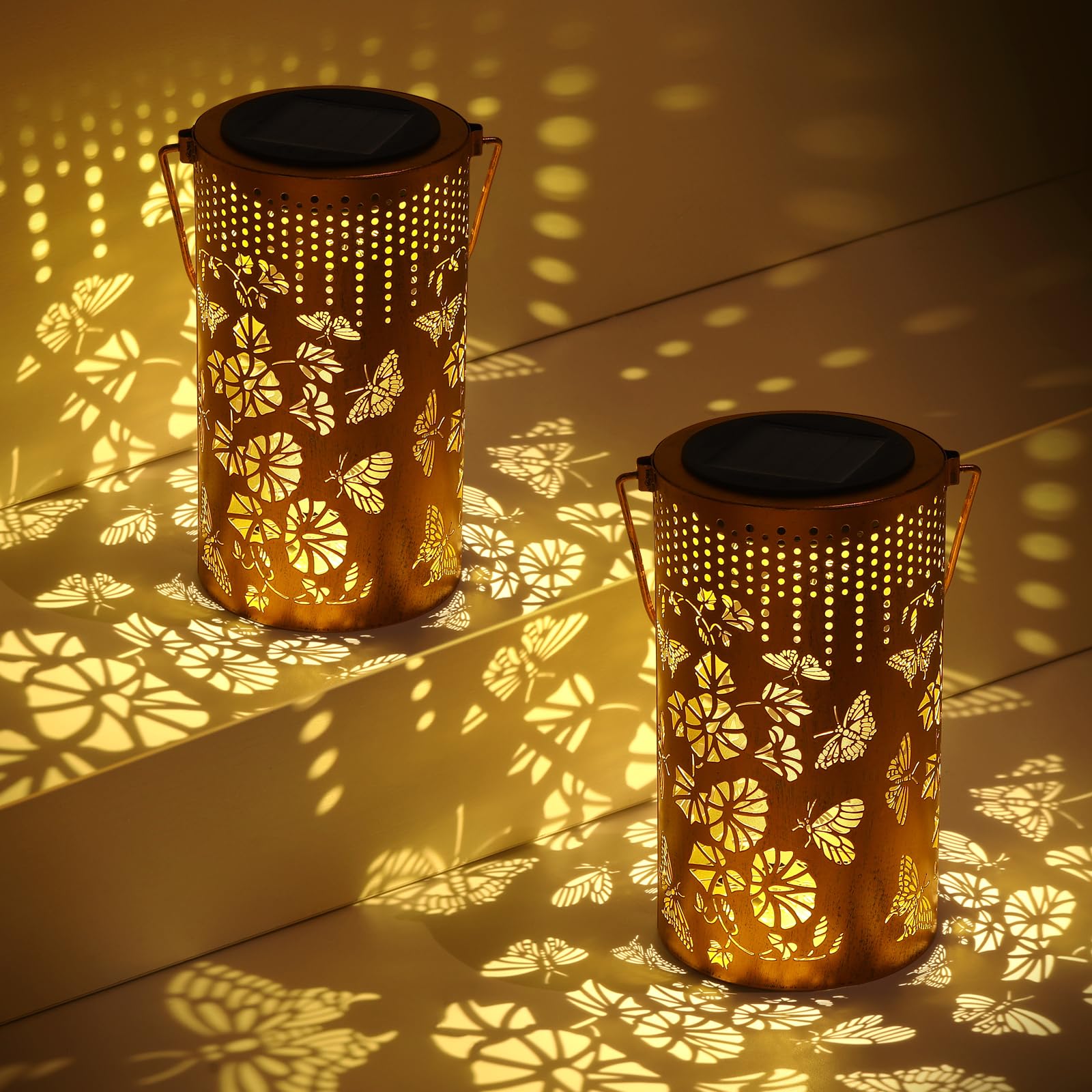 Butterfly Solar Light, Birthday Gift For Women, Men, Mother'S Day, Thanksgiving, Christmas, New Year Gift. Outdoor Waterproof Li