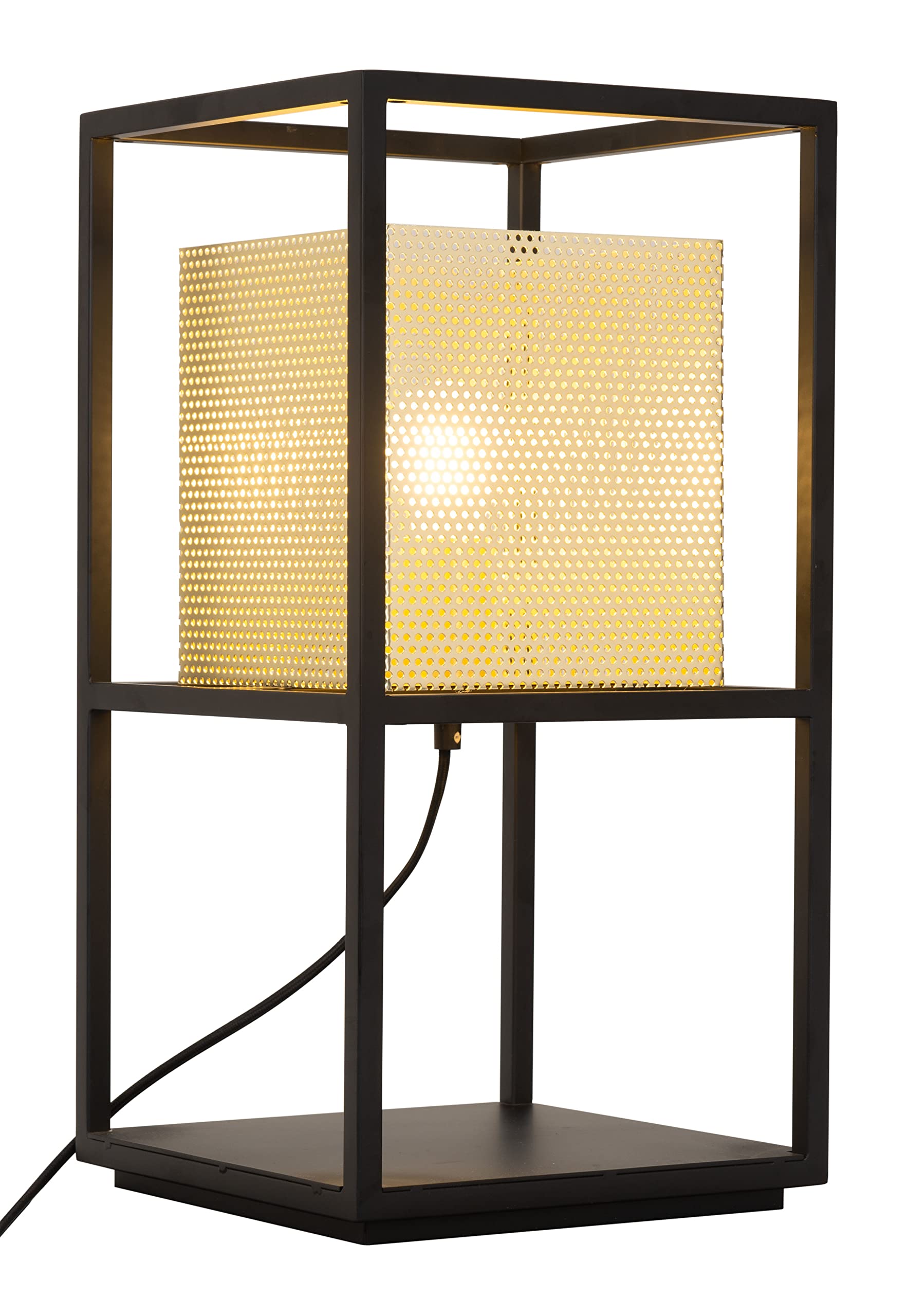 Zuo Yves Gold & Black Metal Table Lamp - Modern Decorative Lighting For Home Decor