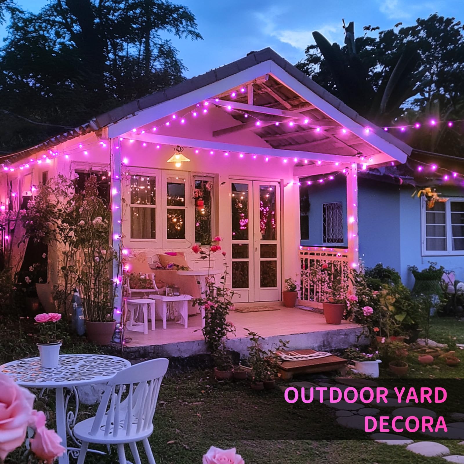 Jmexsuss 600 Led Pink String Lights For Bedroom, Pink Christmas Lights Indoor Outdoor Waterproof, 168Ft Pink Fairy Lights Plug In With Remote For Girl'S Room Party Decor