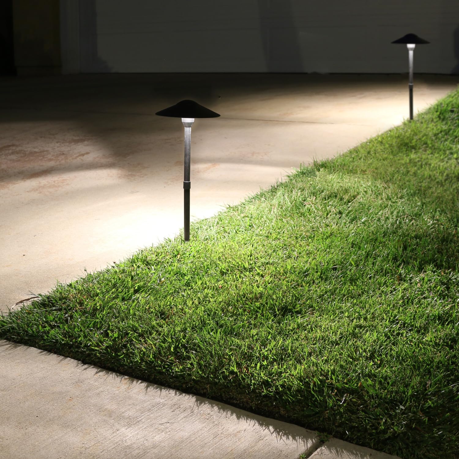 Lumina Lighting® 3W Landscape Lights, Warm White, Aluminum, 12V, Black, 8-Pack, Model PAL0101