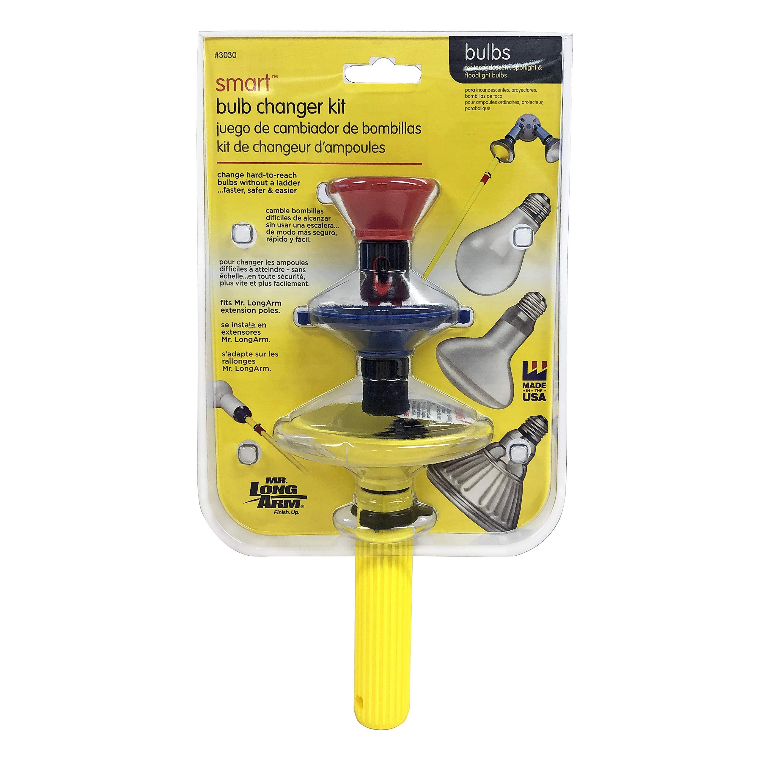 Mr. Longarm Smart Bulb Changer Kit, Model 3030, Plastic, 1 Count