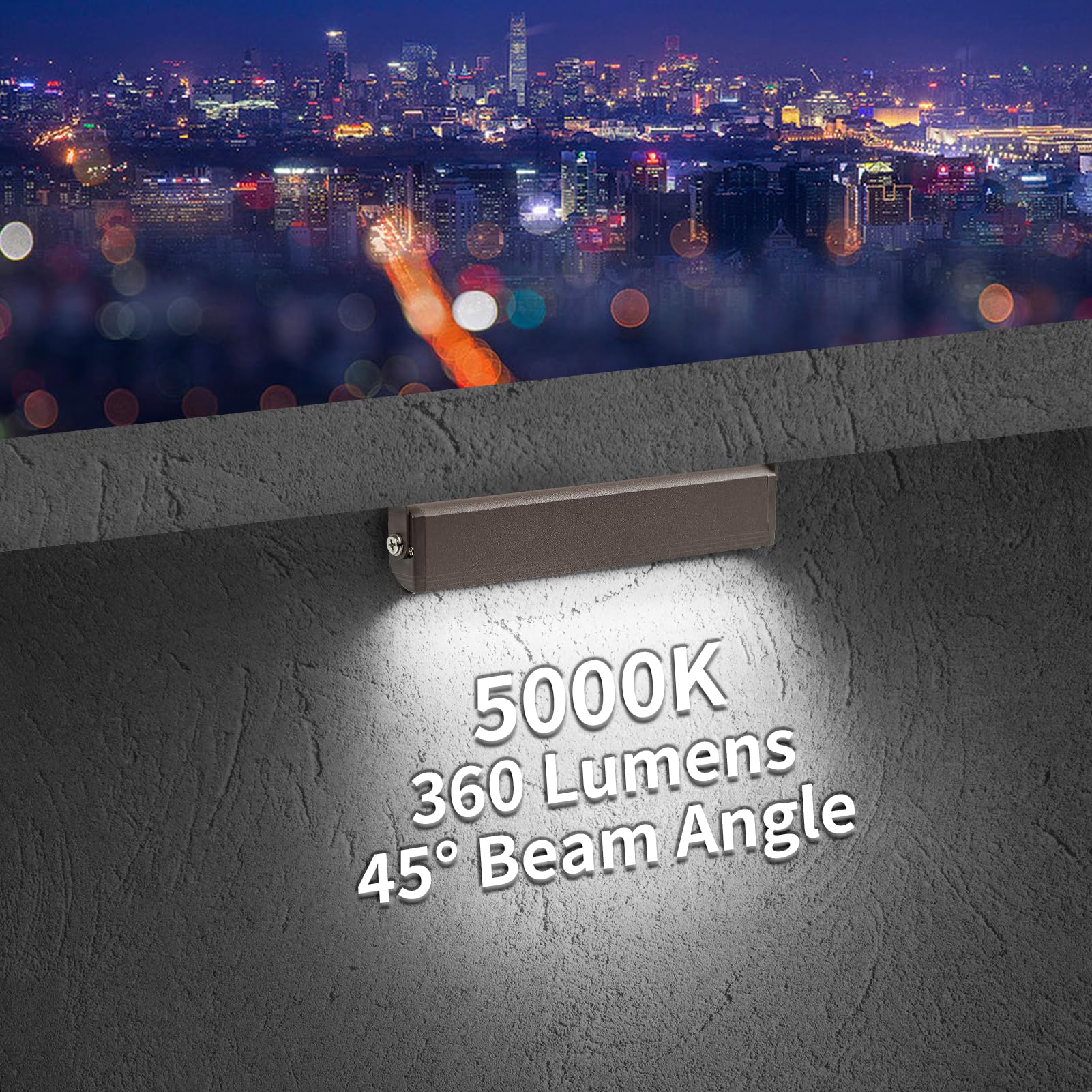 Kwinmyso 4-Packs 3W 7Inch Led Hardscape Paver Lighting,12V Ac/Dc Low Voltage Retaining Wall Lights,Led Landscape Lighting,5000K