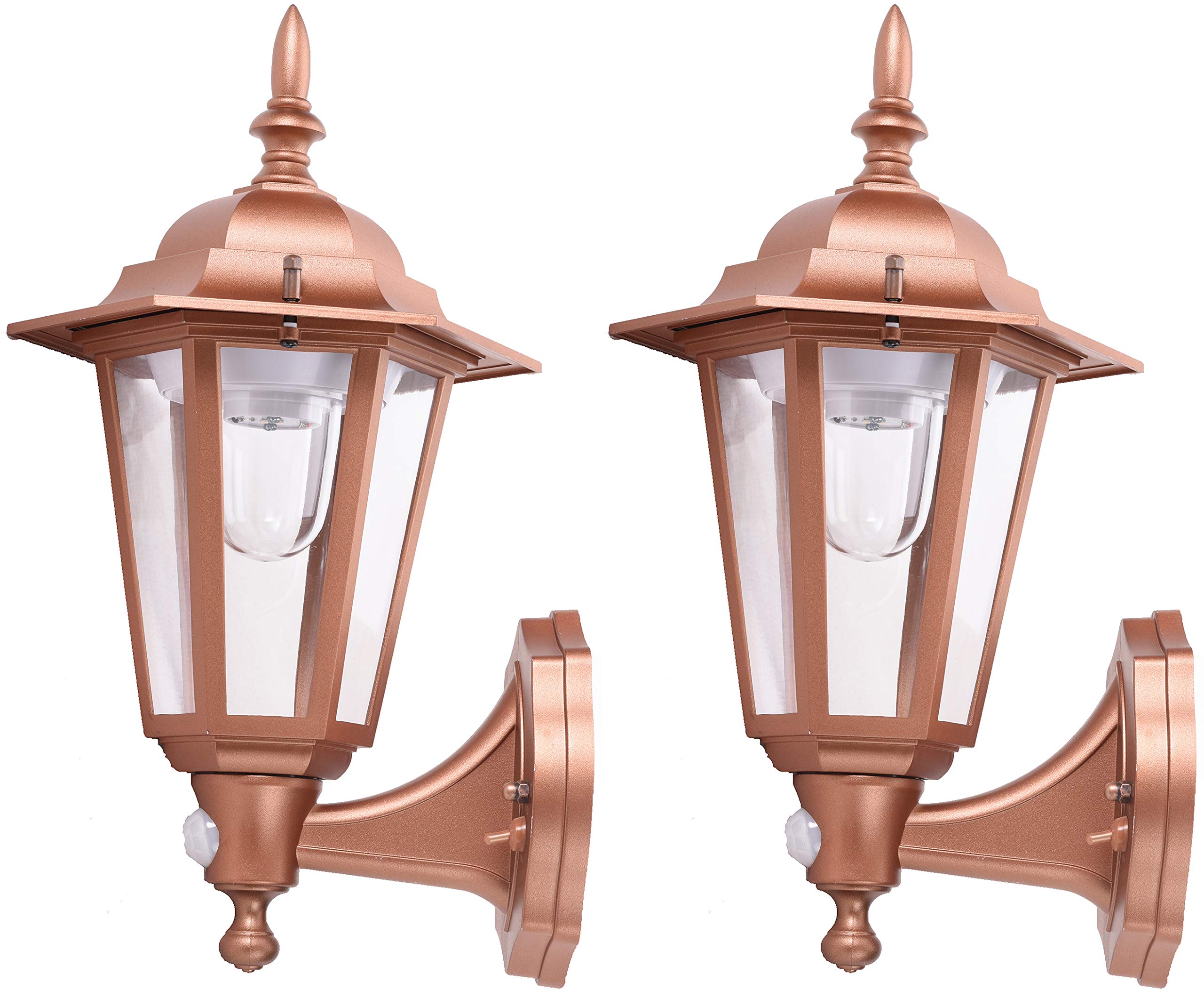 MAXSA Innovations 467192PK LED Wall Sconce, 2-Pack (Bronze), Copper