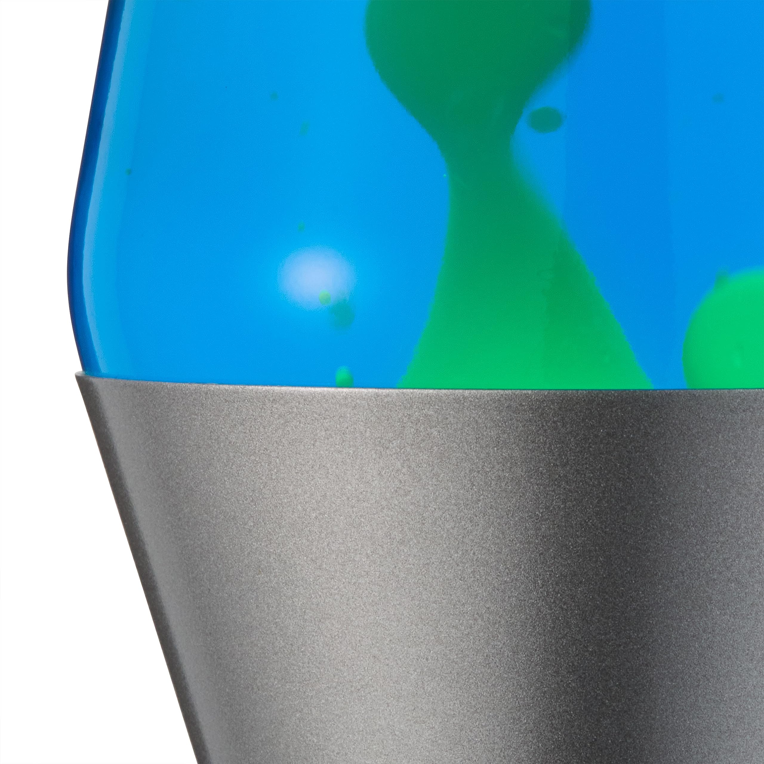 Lava® Lamp - 14.5" Original Motion Light - Yellow/Green Wax & Blue Liquid - Model 26340400US - Deep Ocean Design