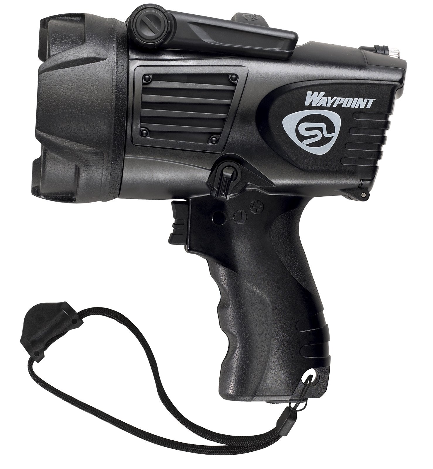 Streamlight 44902 Waypoint 550-Lumen Led Pistol-Grip Spotlight With 12-Volt Dc Power Cord And Polymer Mount/Holder, Black
