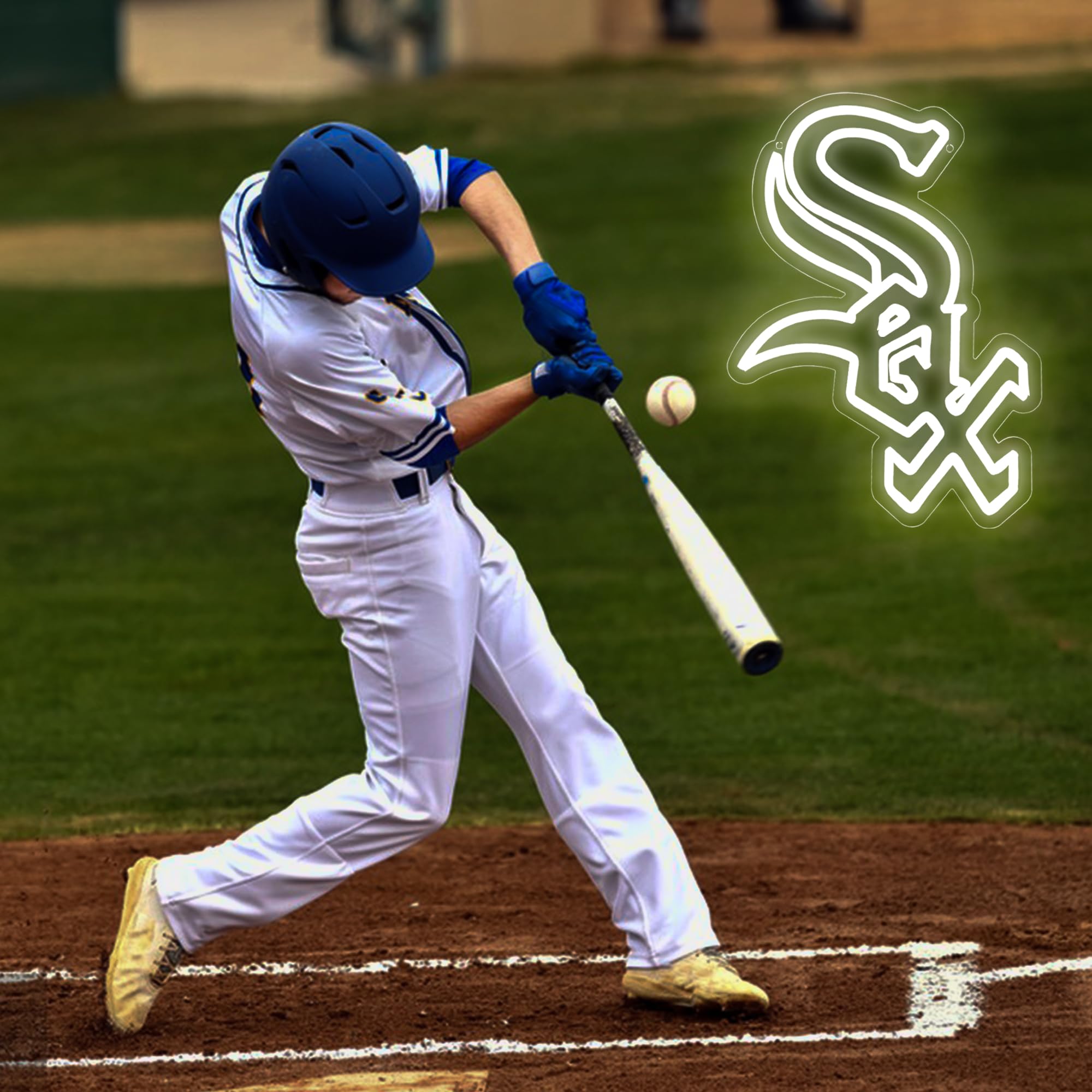 Baseball Neon Sign For Wall Decor Baseball Team Led Neon Light Up Sign For Man Cave Bedroom Birthday Gifts For Sports Fans 5V Usb Powered Size 15.7 * 11.4Inch(Zyld141)