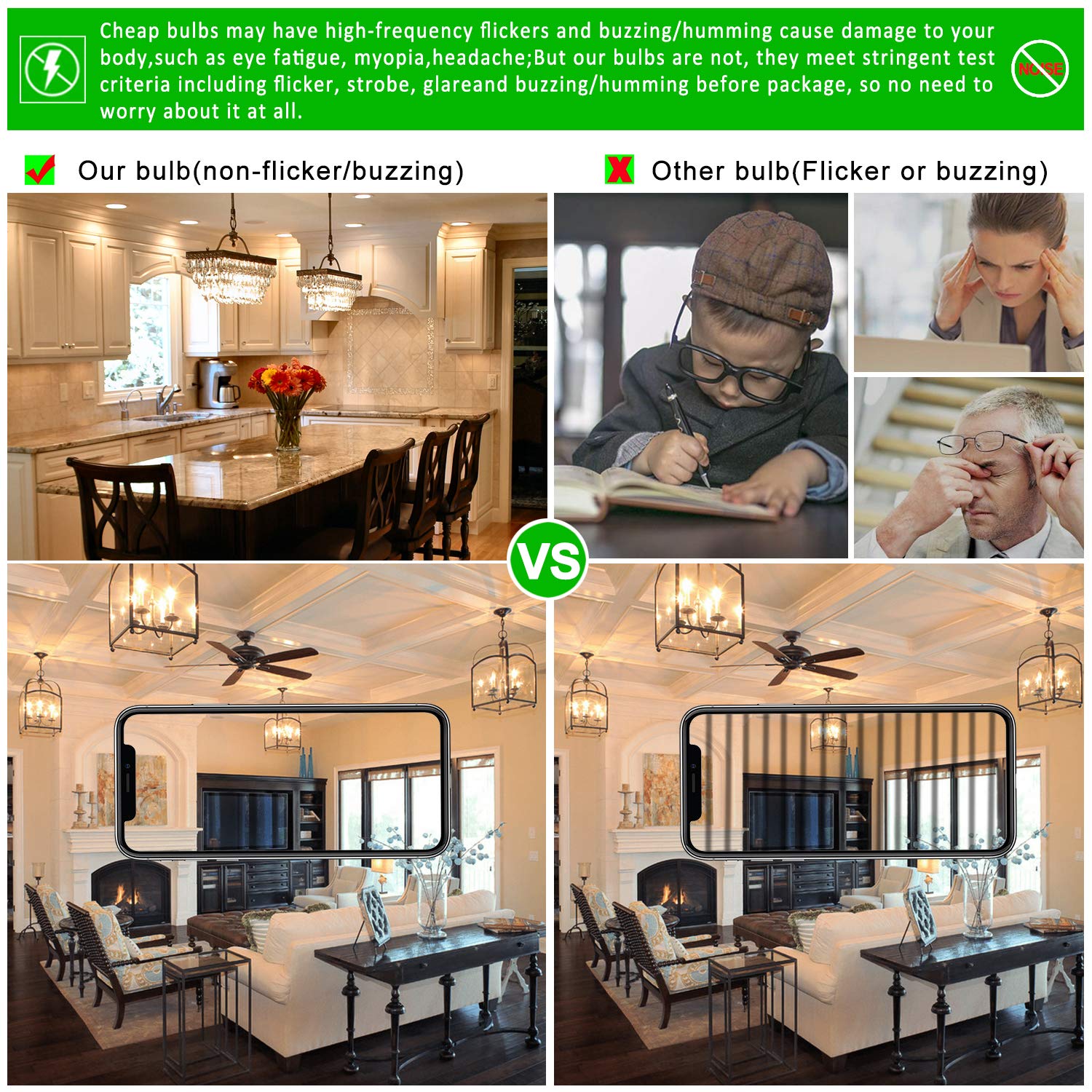 Litehistory E12 Led Bulb Dimmable 6W Equal 60 Watt 2700K Ac120V Edison Bulb B10 B11 Candelabra Bulbs For Chandelier And Ceiling Fan Light Bulbs 600Lm E12 Bulb 12Pack