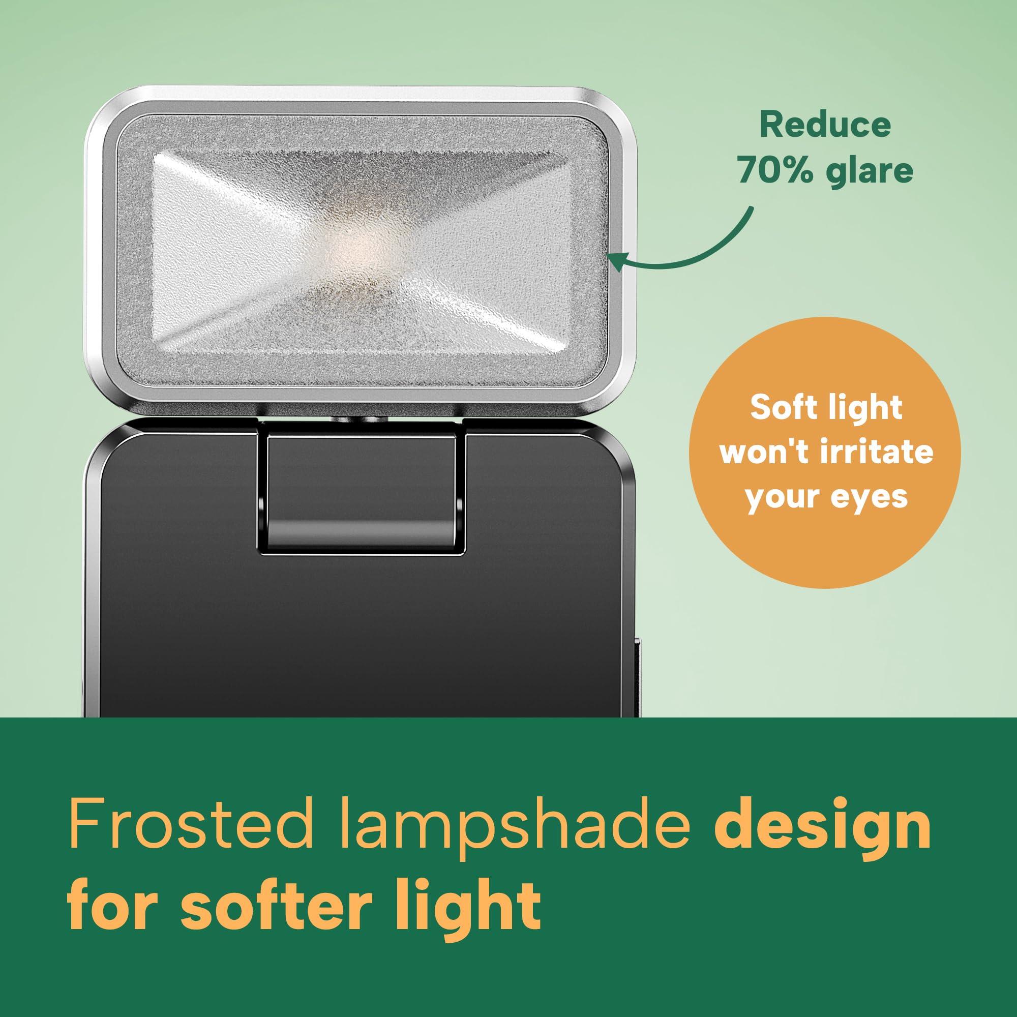 86Lux Book Light, Rechargeable Reading Lights For Books In Bed, Ultralight Clip-On Led Bookmark Lamp With 3 Amber Colors & Stepless Dimming For Night Reading For Book Lovers, Kids,Hunter Green