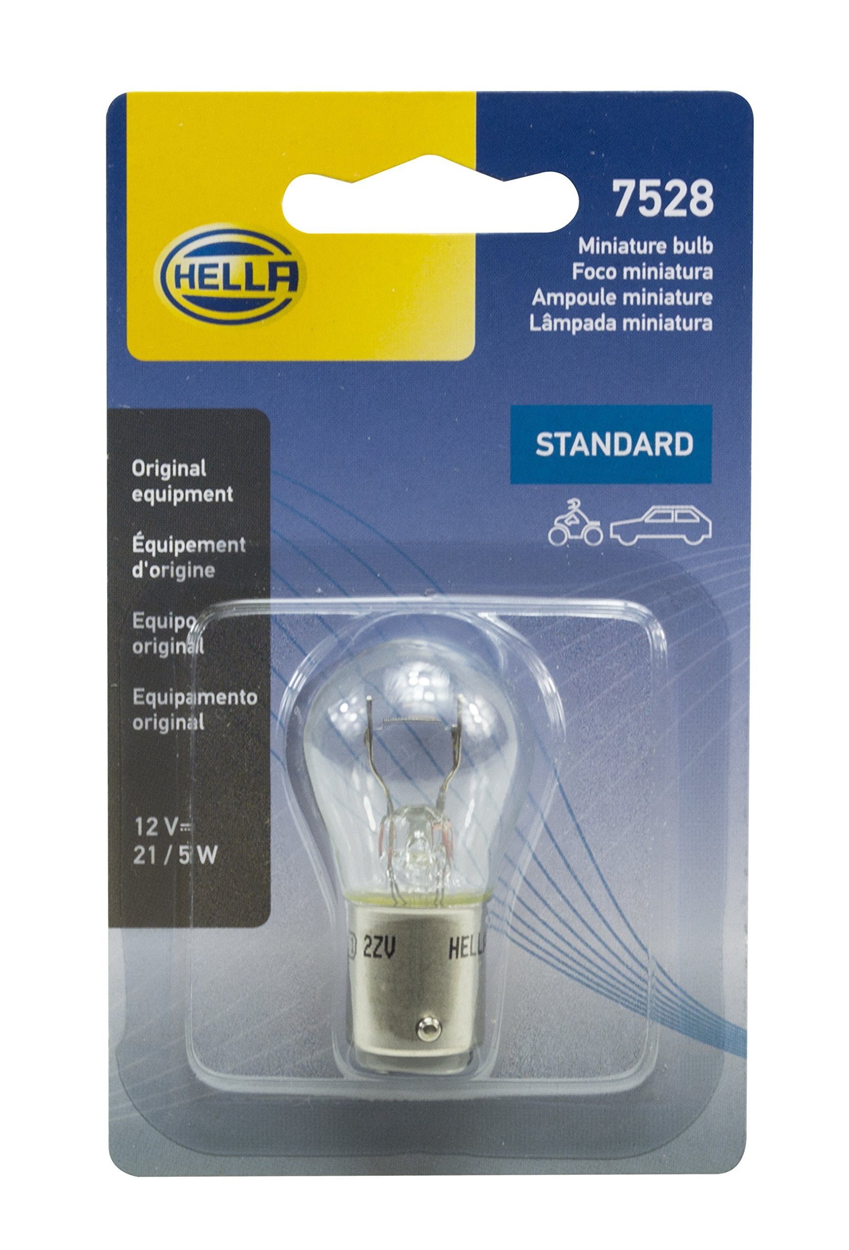 HELLA 7528SB Miniature Standard Bulb