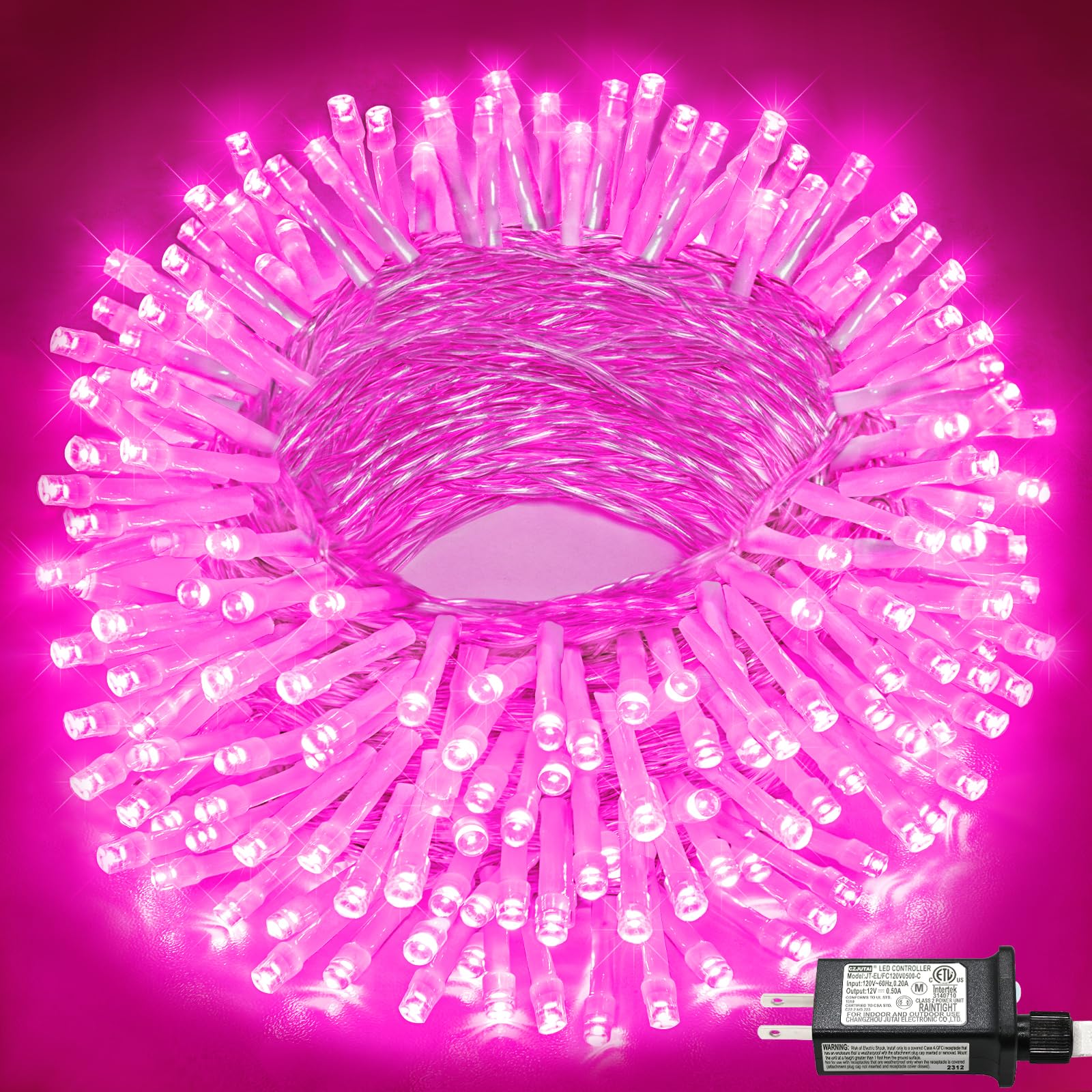66FT 200 LED Christmas Lights Outdoor, Plug in Christmas String Lights Indoor, Waterproof & 8 Modes & Timer Function, Connectabl