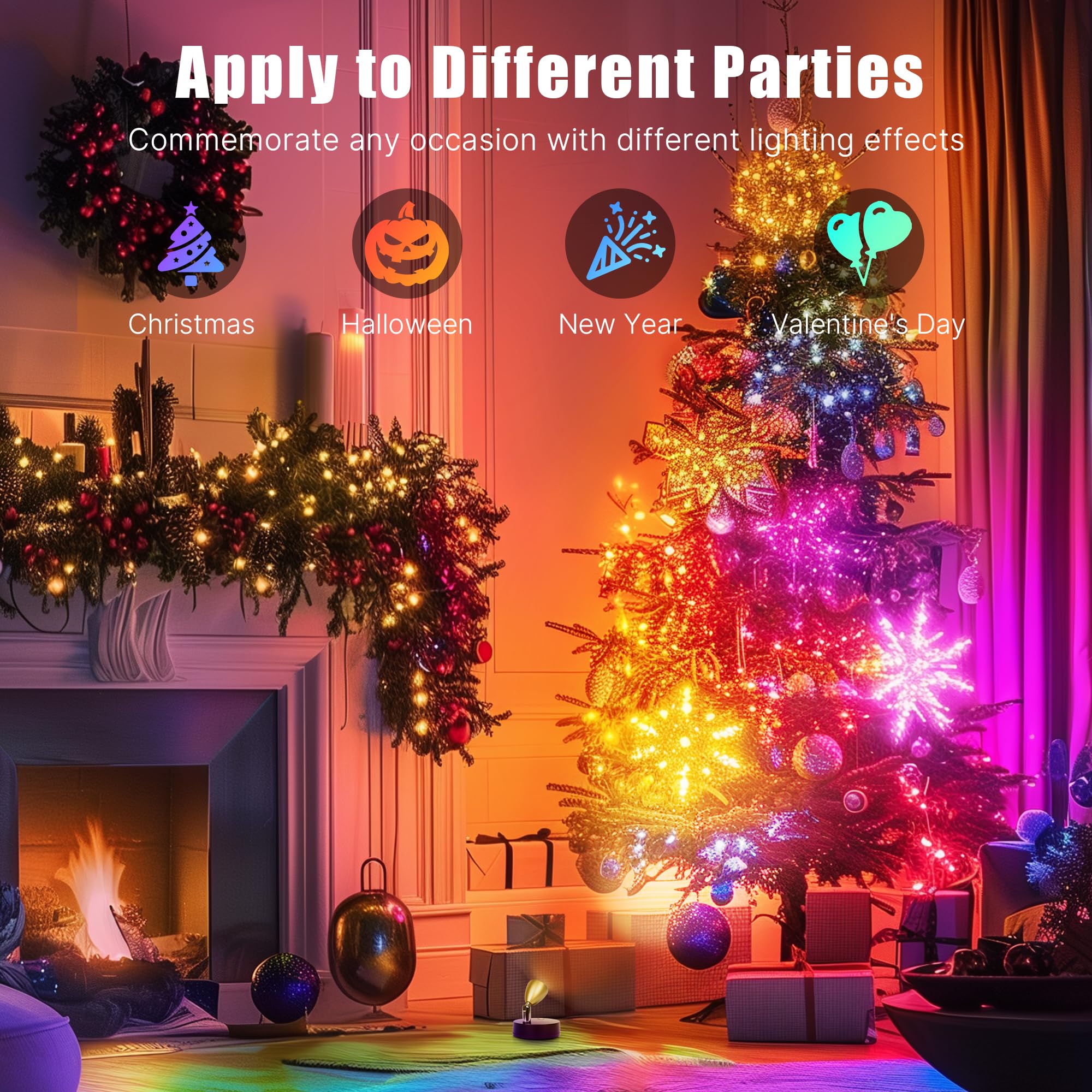 Destlife 4 Pack Rgbw Spotlights Decor, Rechargeable Wireless Spot Lights Indoor Ambient Lighting, Focus Lights Indoor, Accent Li