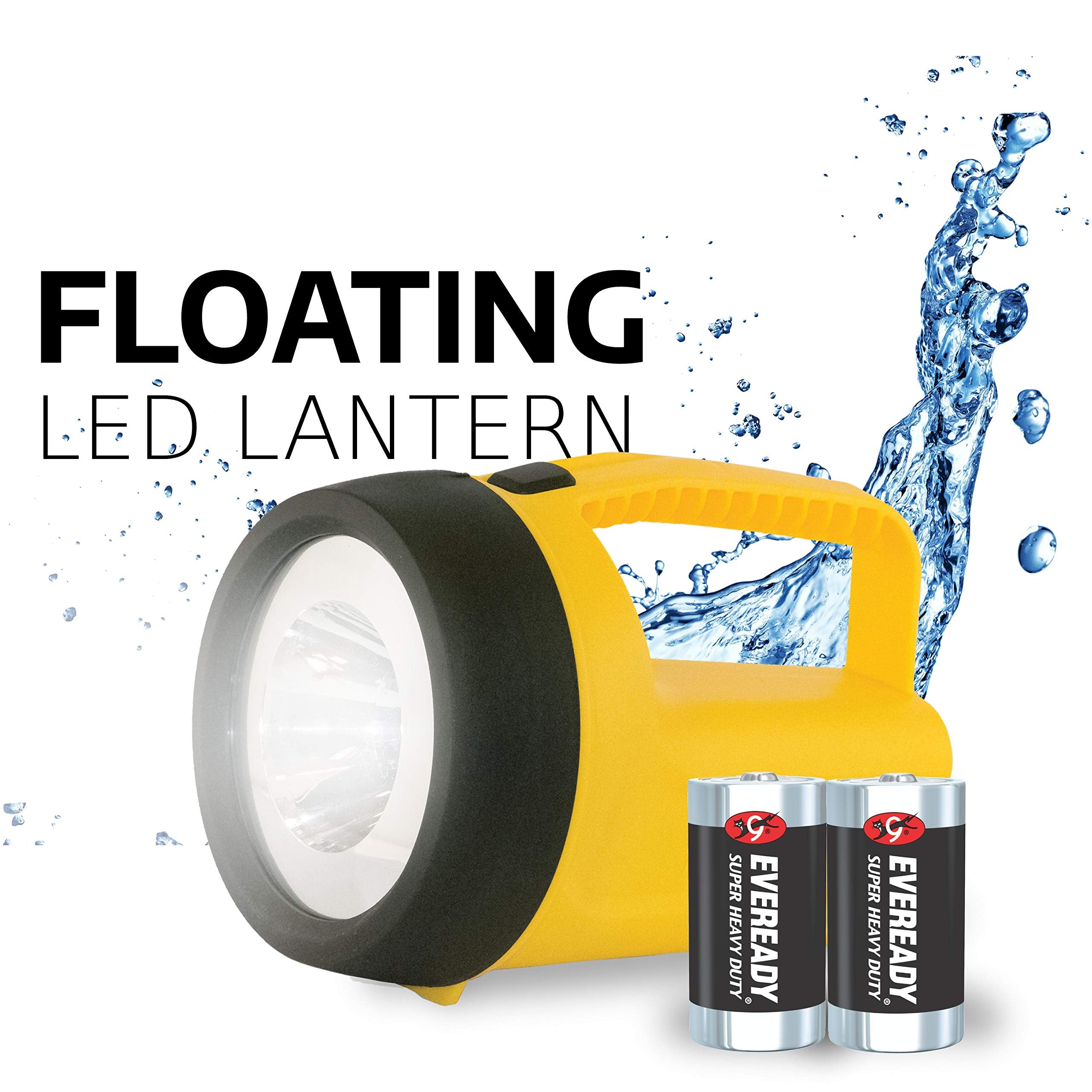 Eveready Led Floating Lantern Flashlight, Battery Powered Led Lanterns For Hurricane Supplies, Survival Kits, Camping Accessorie