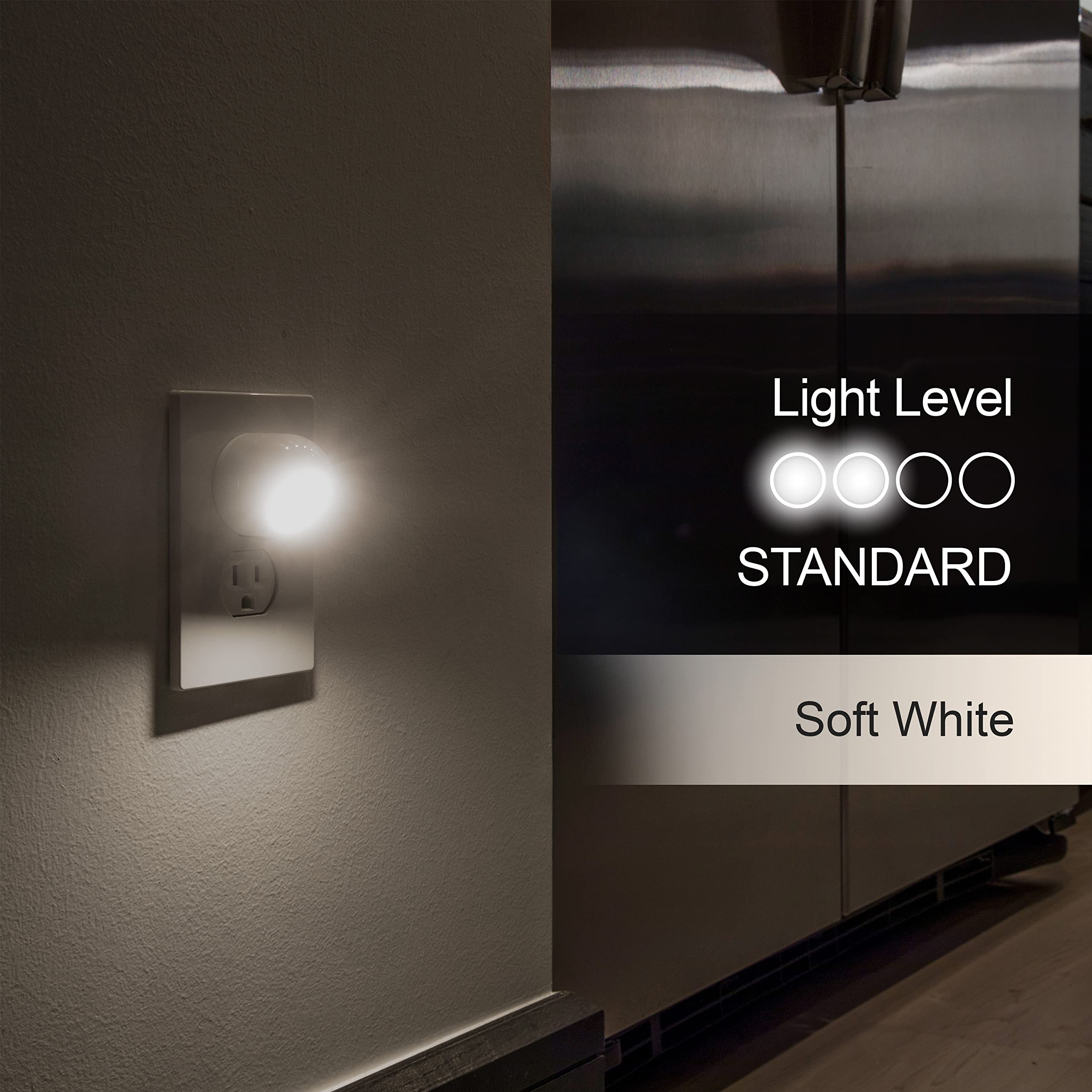 Ge Rotating Led Night Light, Plug-In, 360 Directional, Dusk-To-Dawn Sensor, Ul-Certified, Energy Efficient, Ideal For Bedroom, B