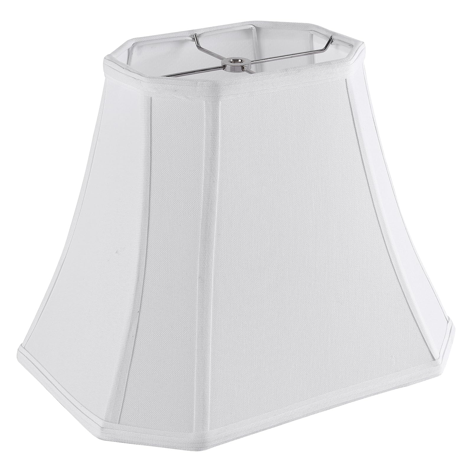 PIKOPIKO Rectangle Lamp Shade, (6  8)  (11  14)  11Pure White Linen Lampshade for Table Lamp Floor Lamp, Bell Cut Corner Lamp Sh