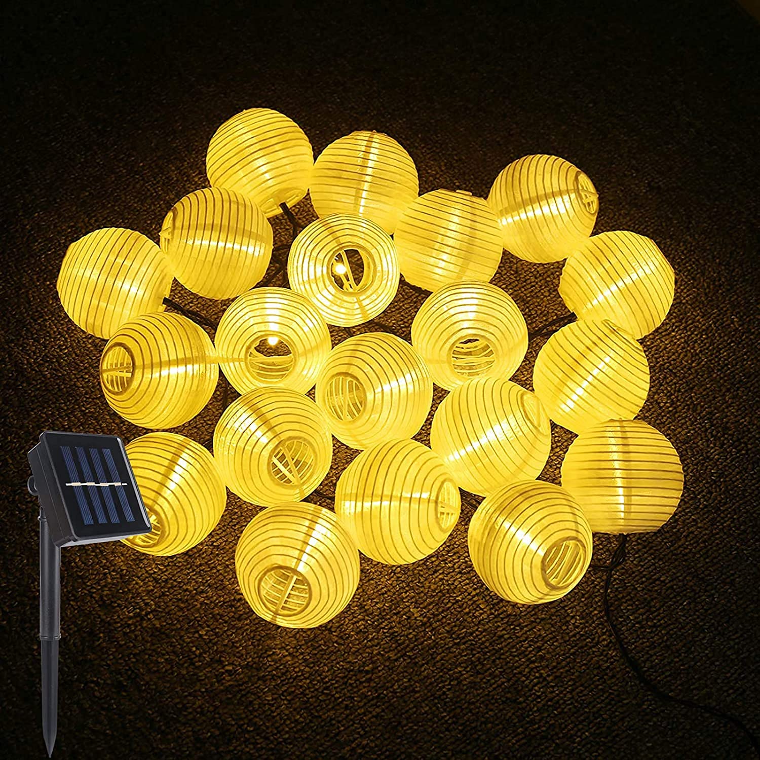 Solar Lantern String LED Lights 13FT/4M 20 LEDS, ALED LIGHT LED String Lights Outdoor IP65 Waterproof for Garden,Patio,Party ,We