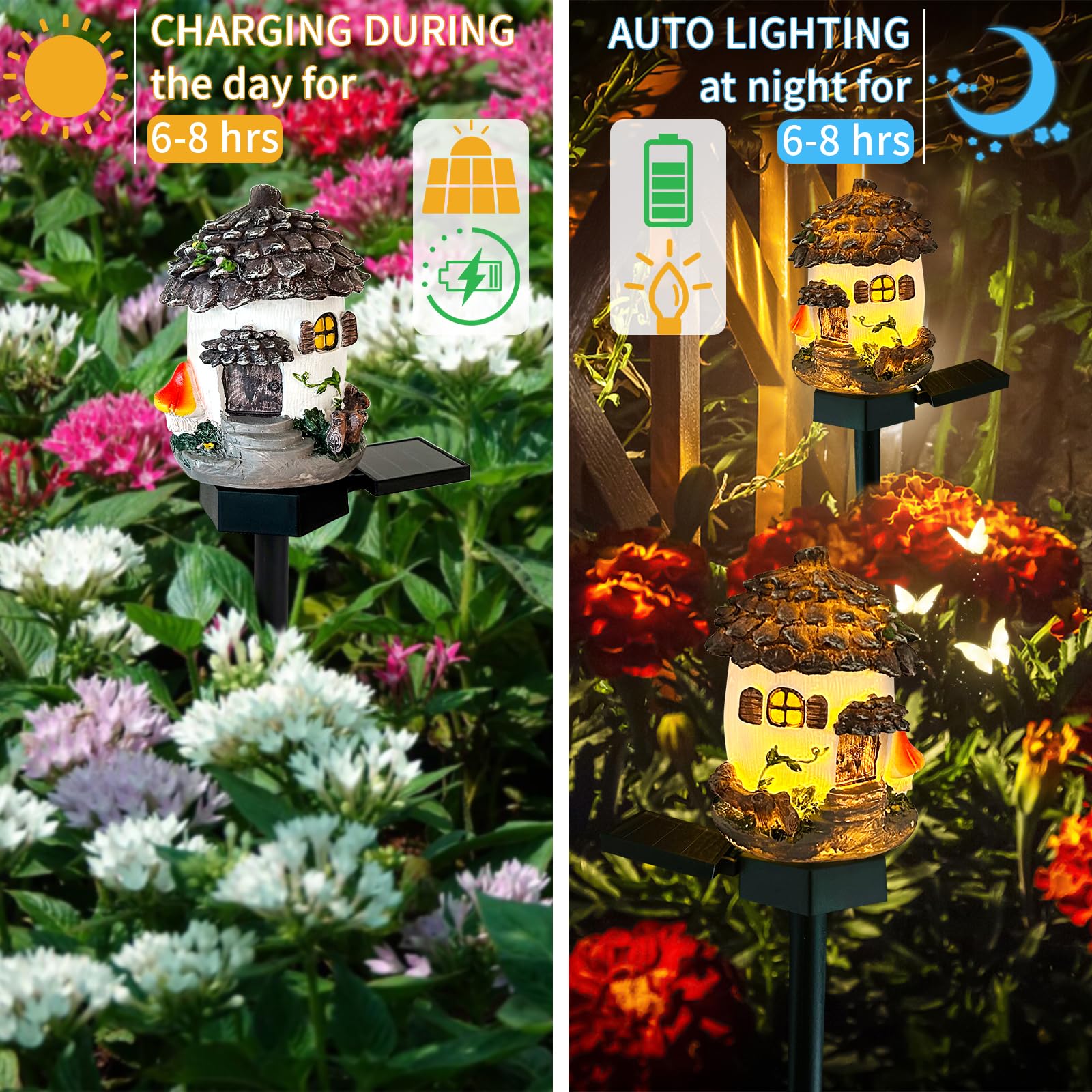 Laiamer Solar Pinecone Lights For Outside  Waterproof Fairy Garden Lights Solar Christmas Lights  Decorative Fall Acorn Lights Thanksgiving Decoration Solar Garden Decor For Outdoor Lawn Yard Patio
