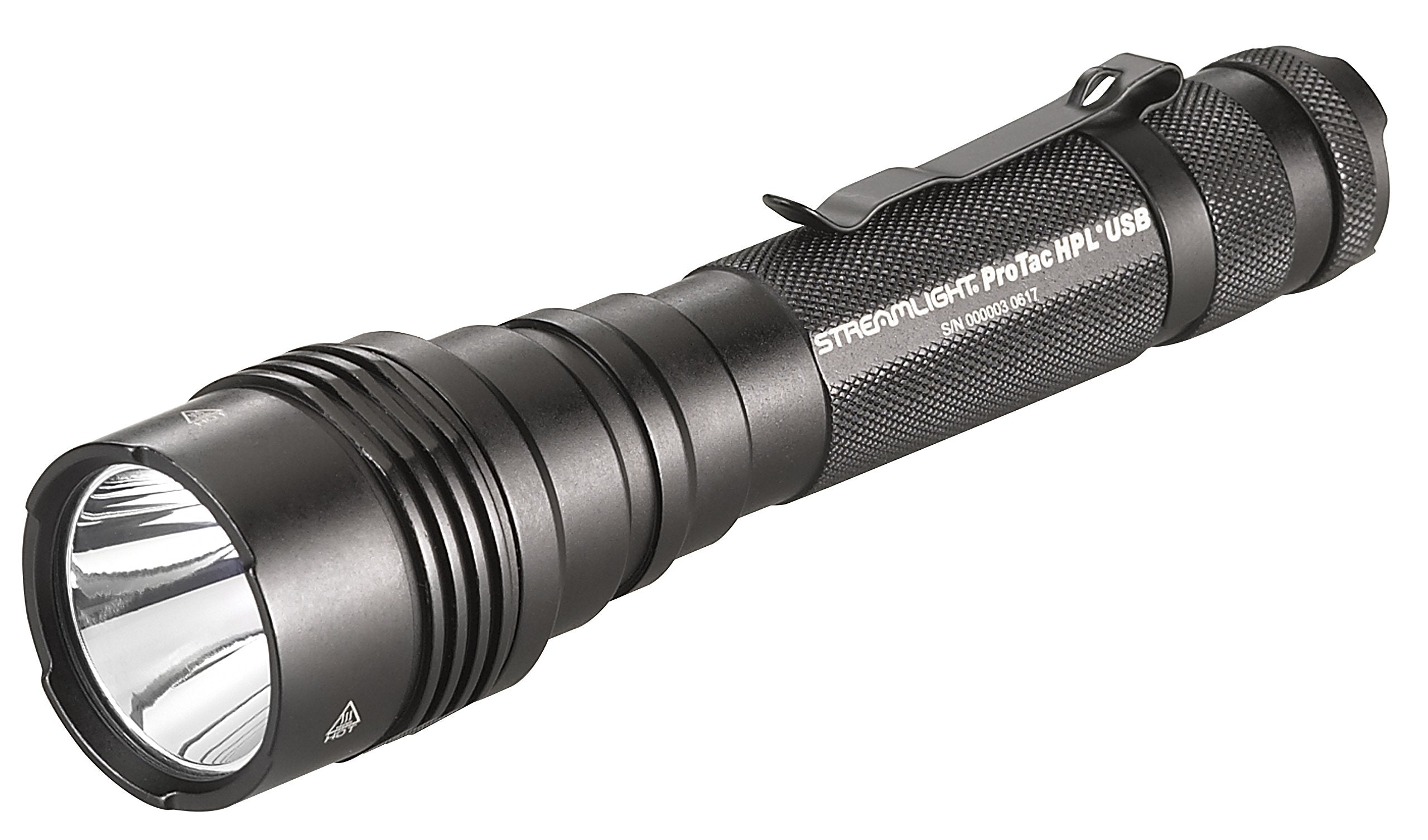Streamlight 88077 Protac Hpl Usb 1000-Lumen Long-Range Usb Rechargeable Tactical Flashlight With Usb Cord And Holster, Black