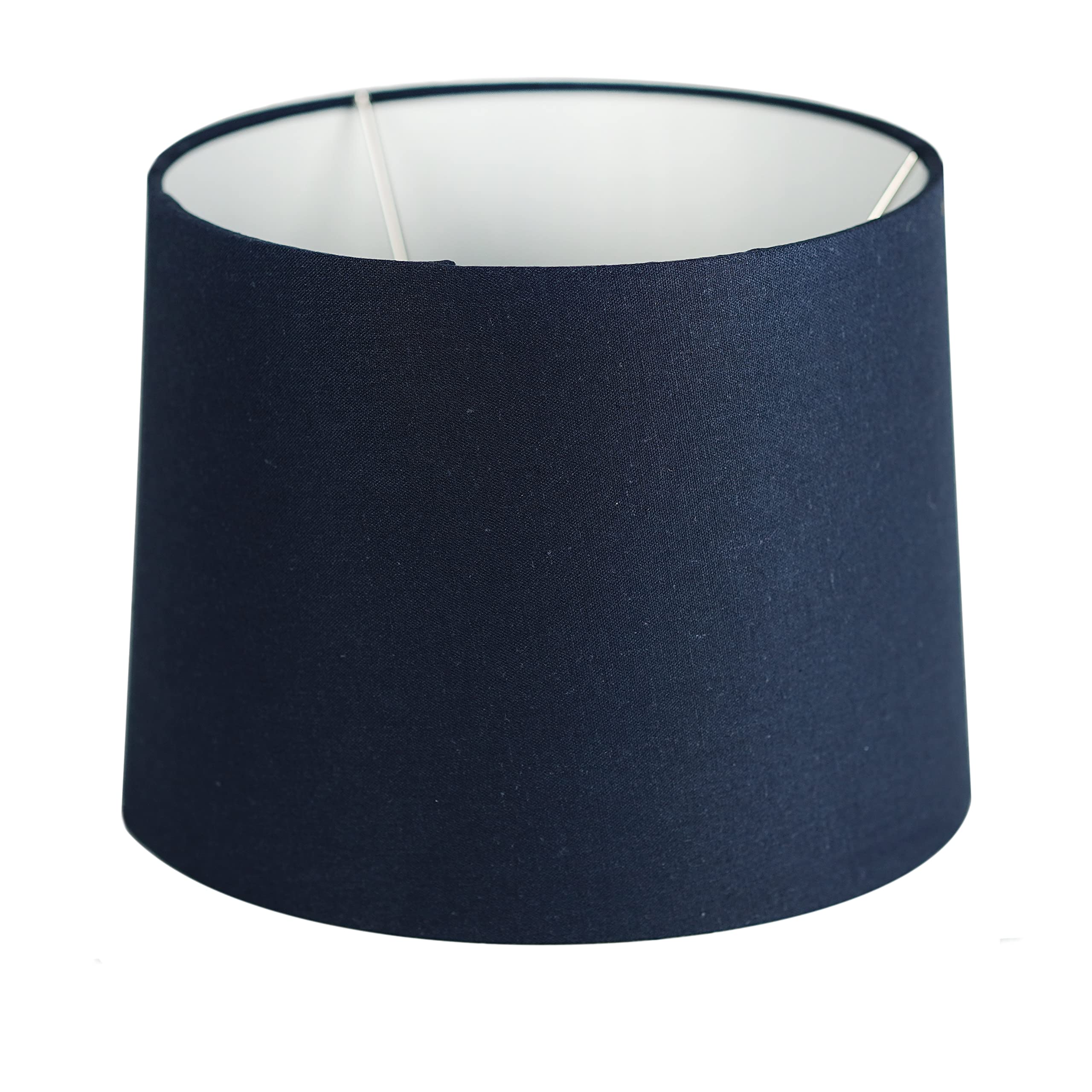 Melloway SMALL Lampshade 9x10x7.5 for Small Lamp - Uno Fitter (Navy Blue)