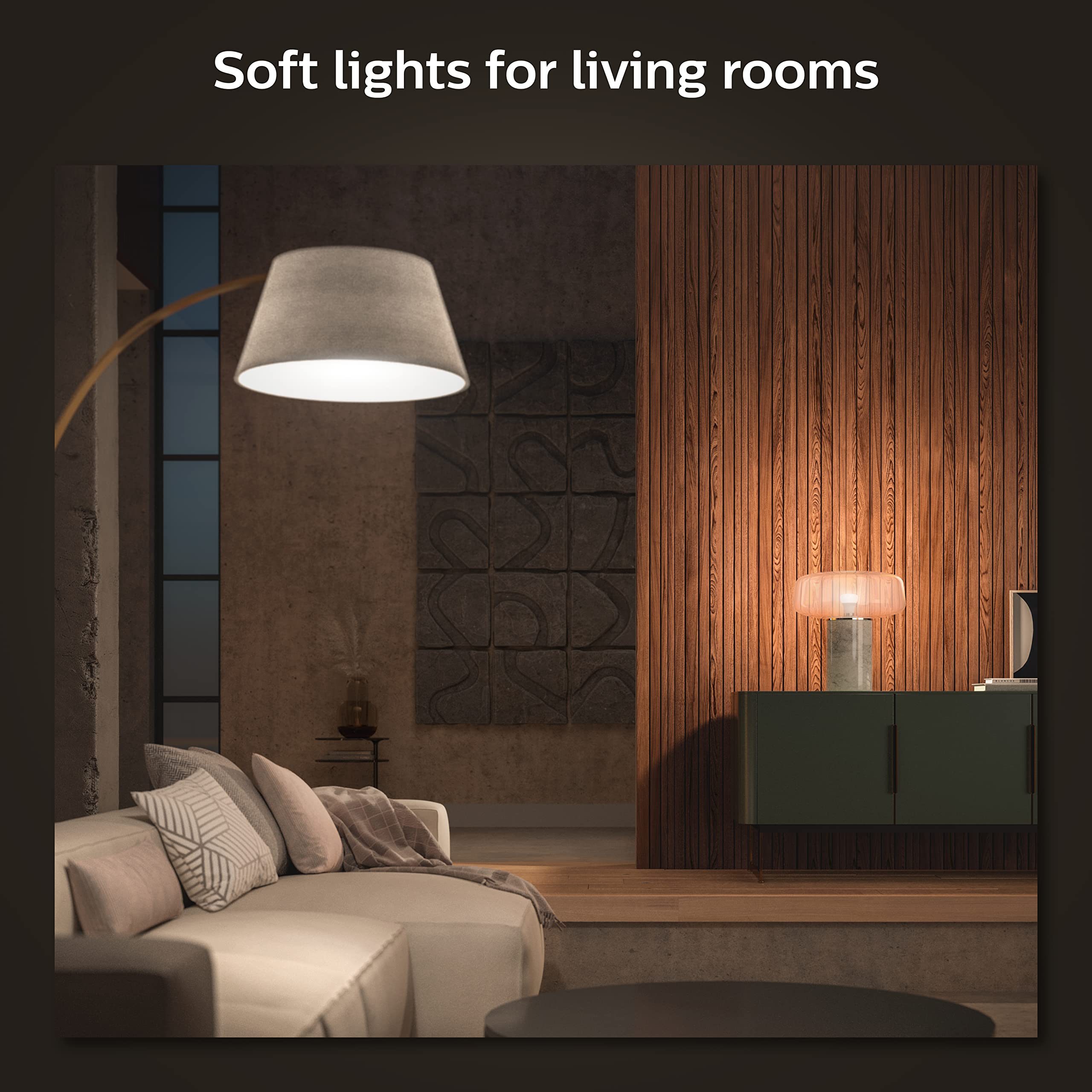 Philips Hue White A19 Medium Lumen Smart Bulb, 1100 Lumens, Bluetooth & Zigbee Compatible (Hue Hub Optional), Works With Alexa &