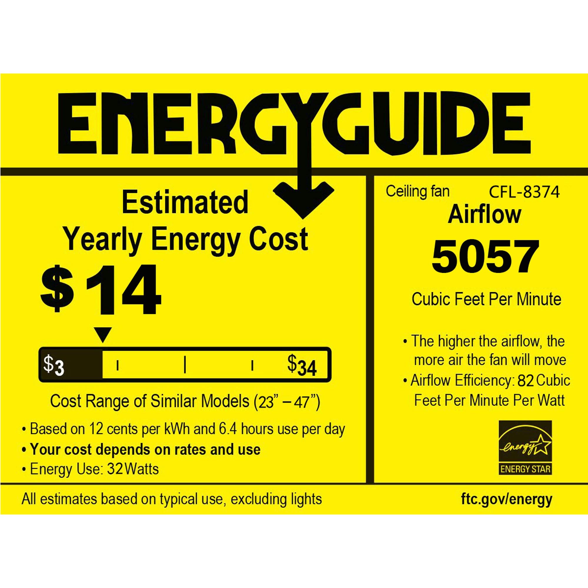 Warehouse of Tiffany CFL-8374REMO Ceiling Fan, Black, 32-inch, Includes Remote and Light Kit, 31.89 x 31.89 x 22.83 inches