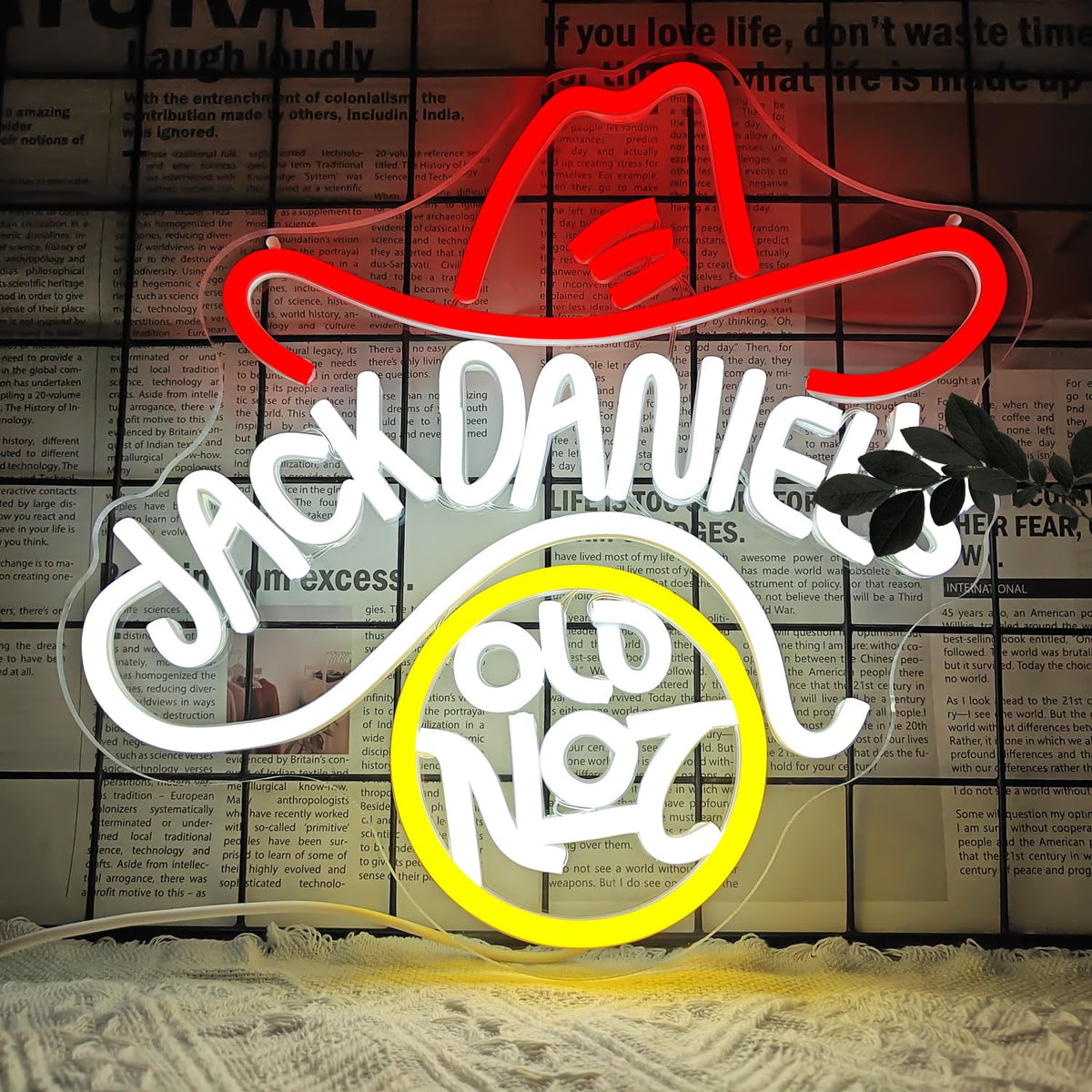 JooeTuu Beer Neon Signs Dimmable Cowboy Hat Beer Neon Light Sign for Wall Decor,Beer Led Neon Sign for Beer Home Bar Club Office Pub Man Cave