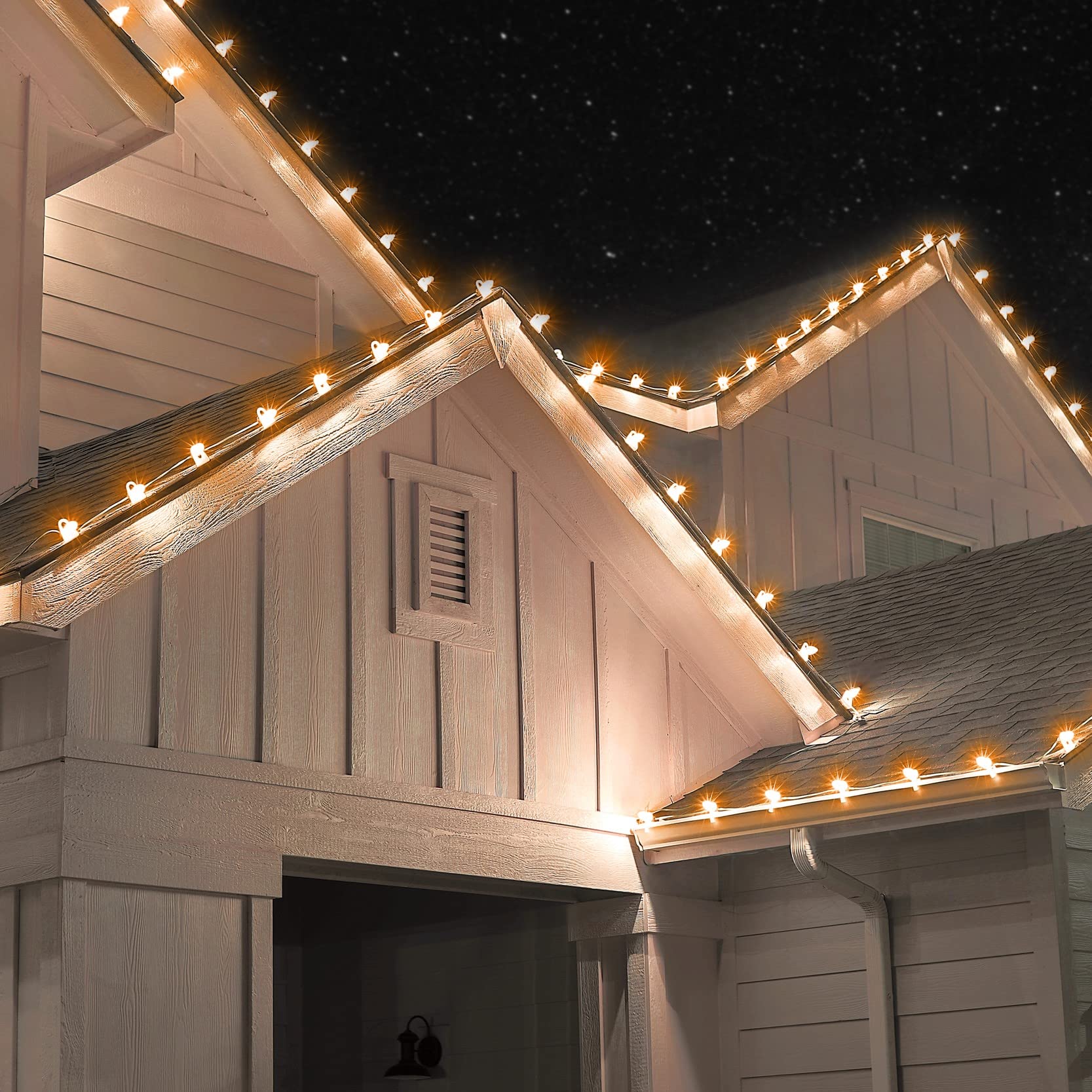 Set Of 500 Holiday Lighting Outlet C9 Led Christmas Lights | Orange C9 Led Filament Lights | C9 Christmas Light Bulbs For Indoor