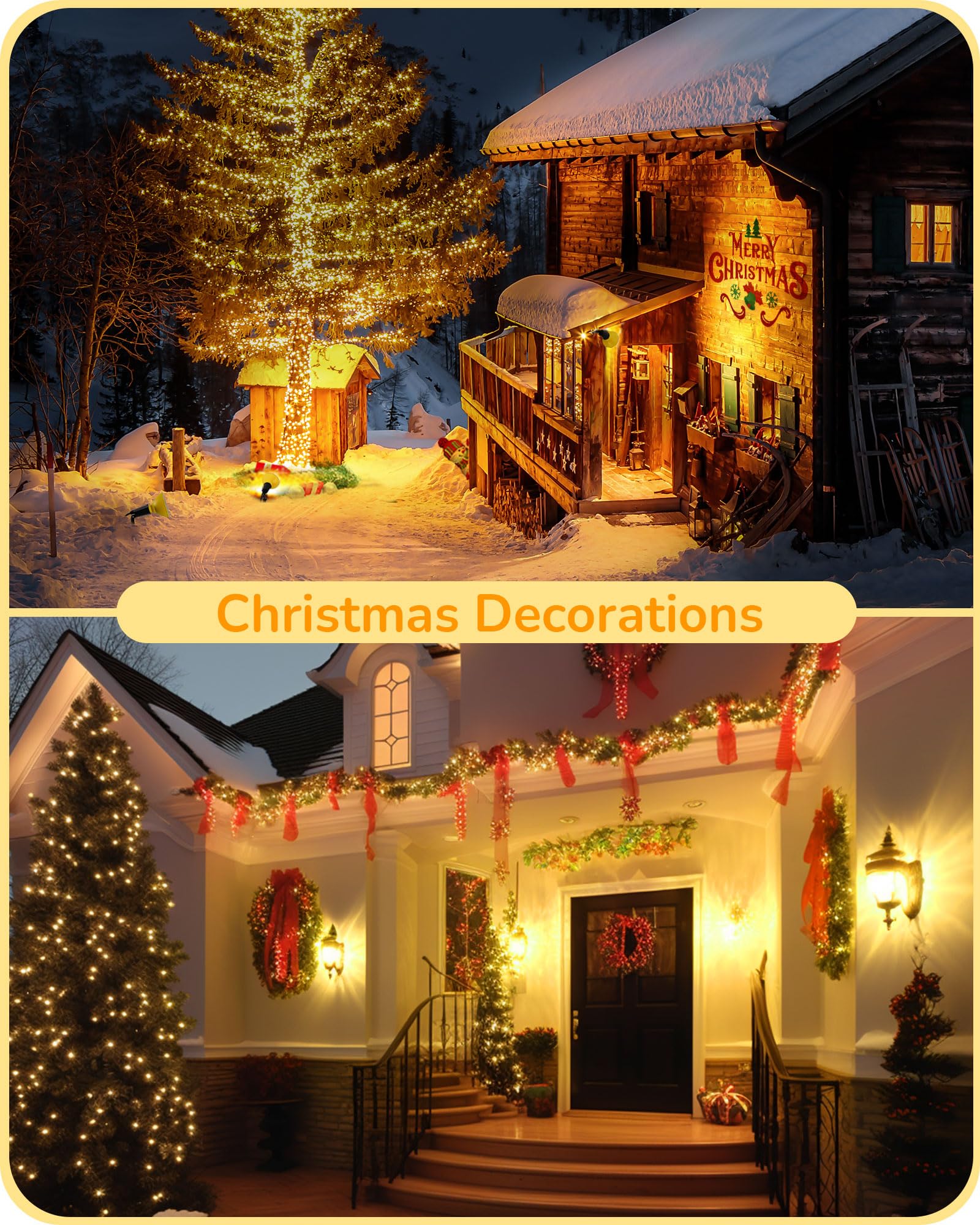 Edishine 18W Yellow Led Flood Light Bulbs, Dimmable, E26 Base, Etl Listed, 2 Pack