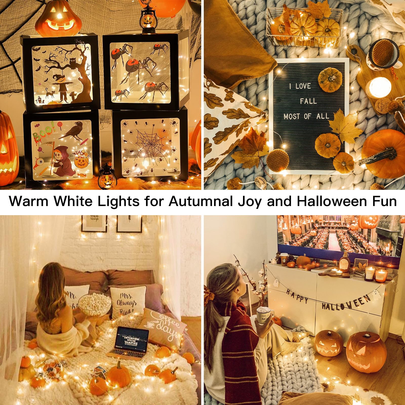 Suddus 66Ft 200 Led Outdoor String Lights, Warm White Christmas Fairy Lights Battery Operated With Remote, Led Twinkle Lights For Bedroom, Dorm, Patio, Tapestry, Backyard, Garden, Xmas, Party, Indoor