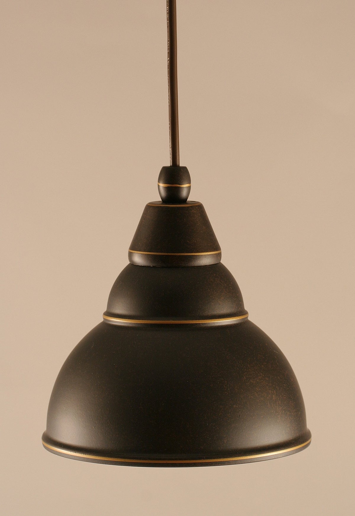 Toltec Lighting 1 Light Mini Pendant In Dark Granite (22-Dg-427)