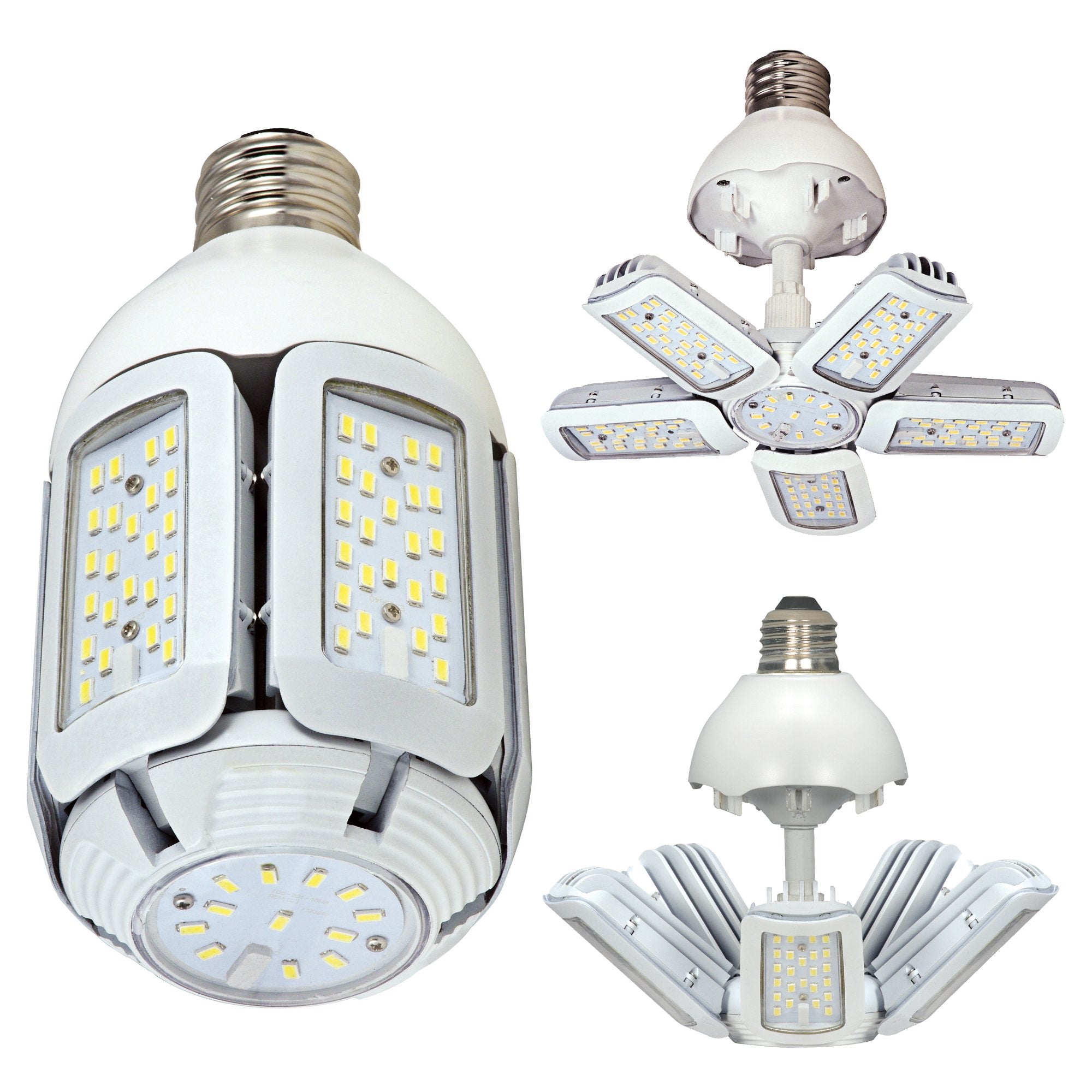 Satco S9750 30W Led Hid Replacement 5000 K Medium Base Adjustable Beam Angle 100-277V Light Bulb