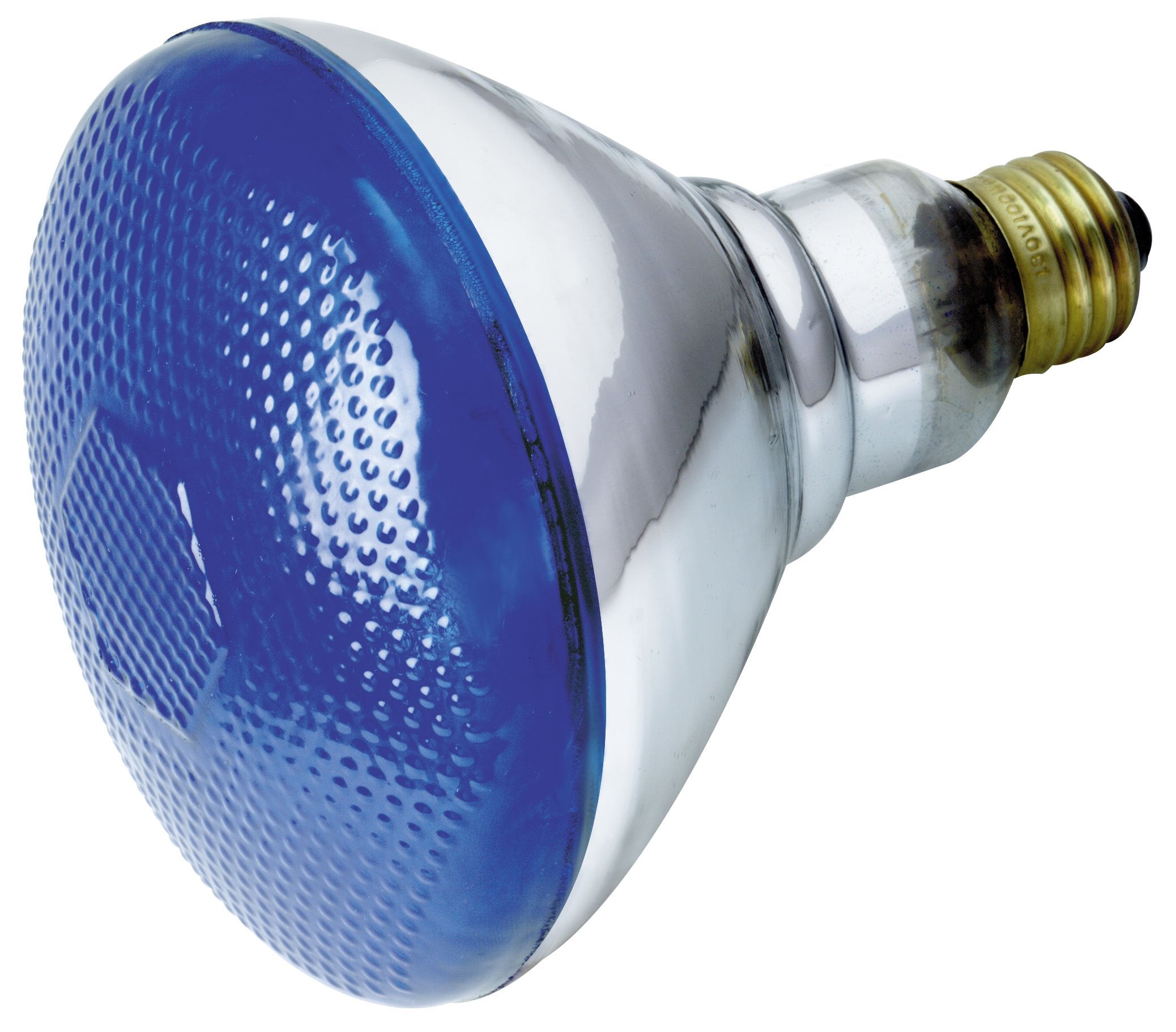 Satco S4428 100 Watt Br38 Incandescent 120 Volt Medium Base Light Bulb, Blue