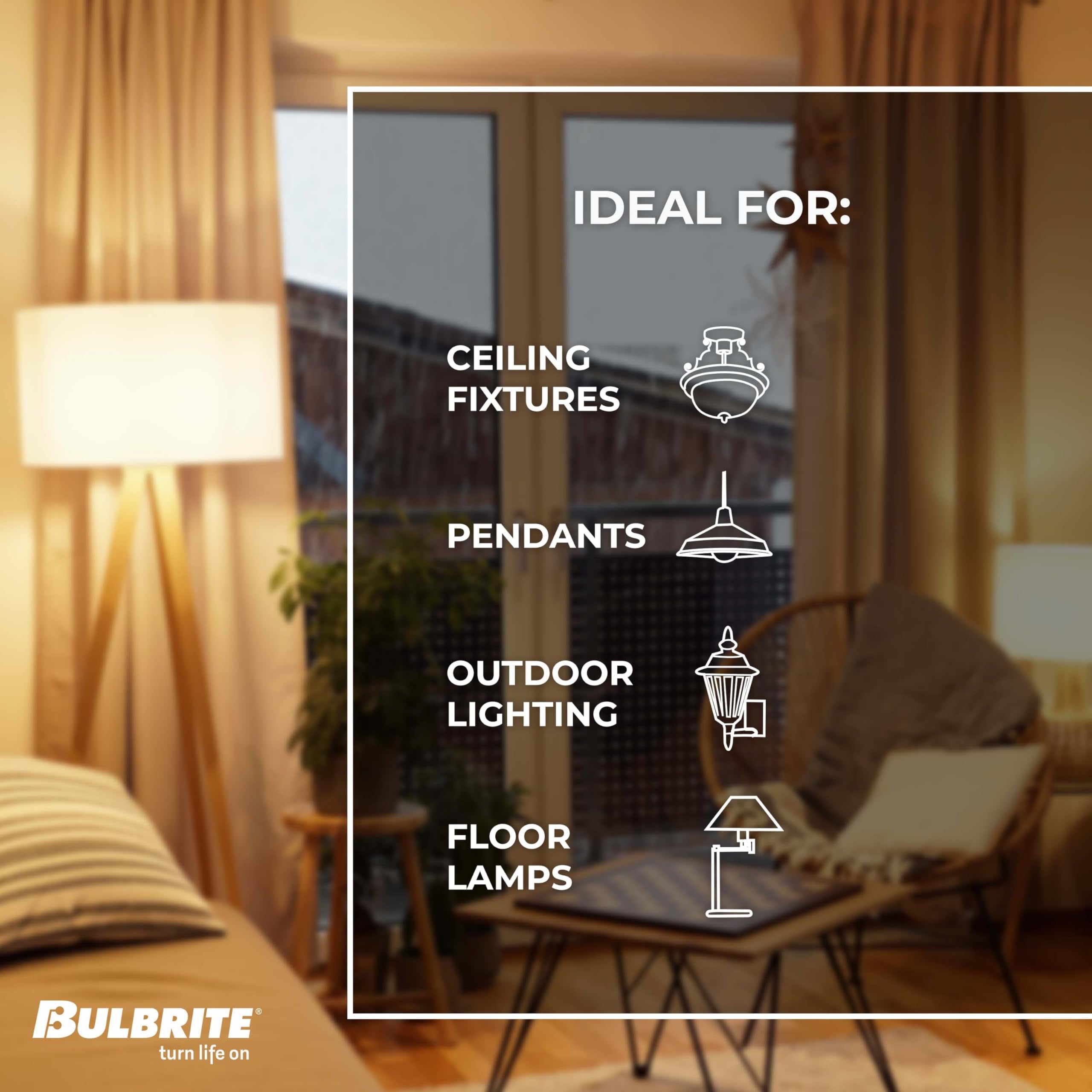 Bulbrite 776768 Light Bulb, 1 Count (Pack Of 1), Clear (1)
