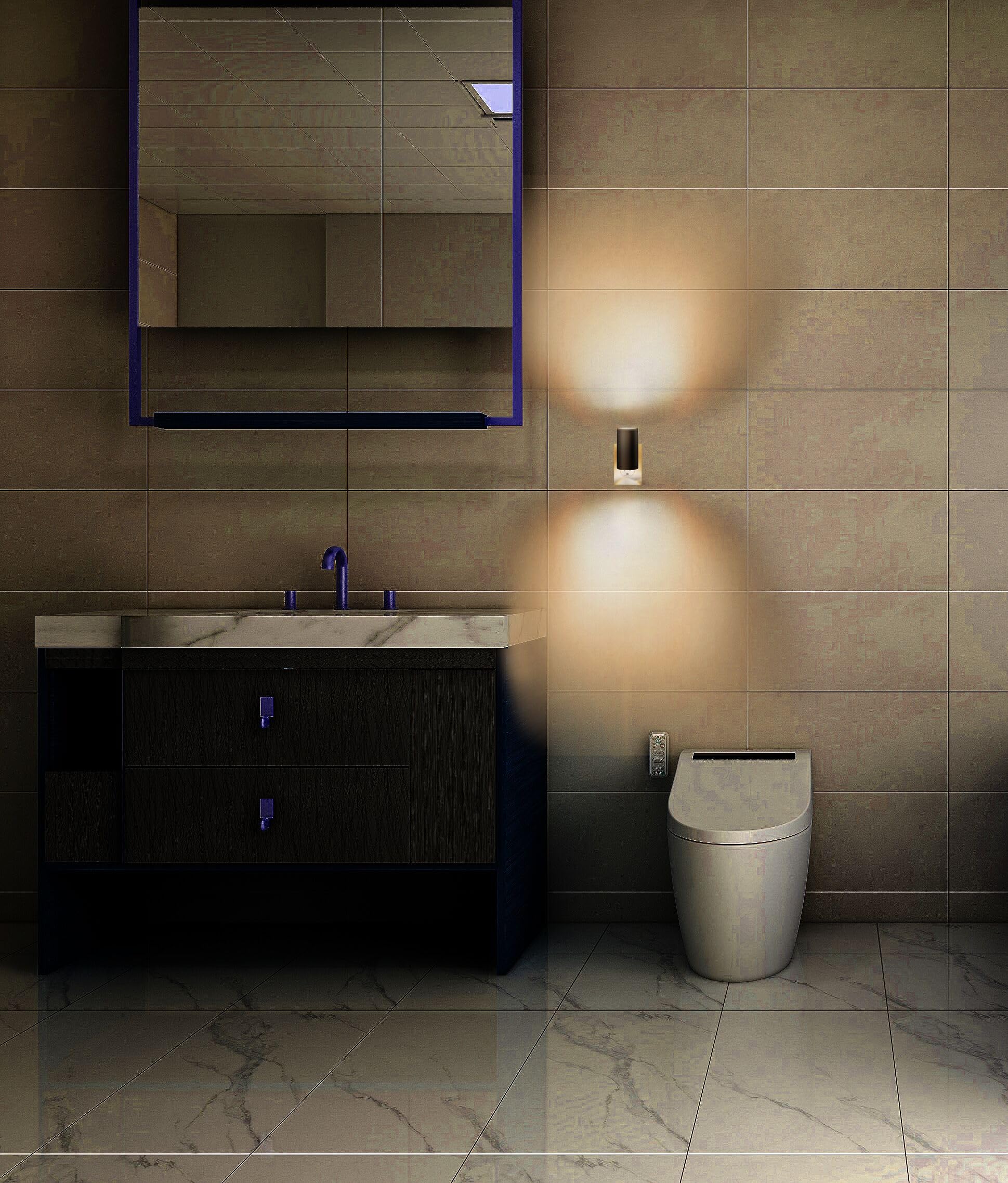 Geplad 4 Pack Led Night Light, Plug Into Wall, Dusk To Dawn Sensor, Soft White 3000K,Uplight & Downlight, For Bedroom, Stairway,