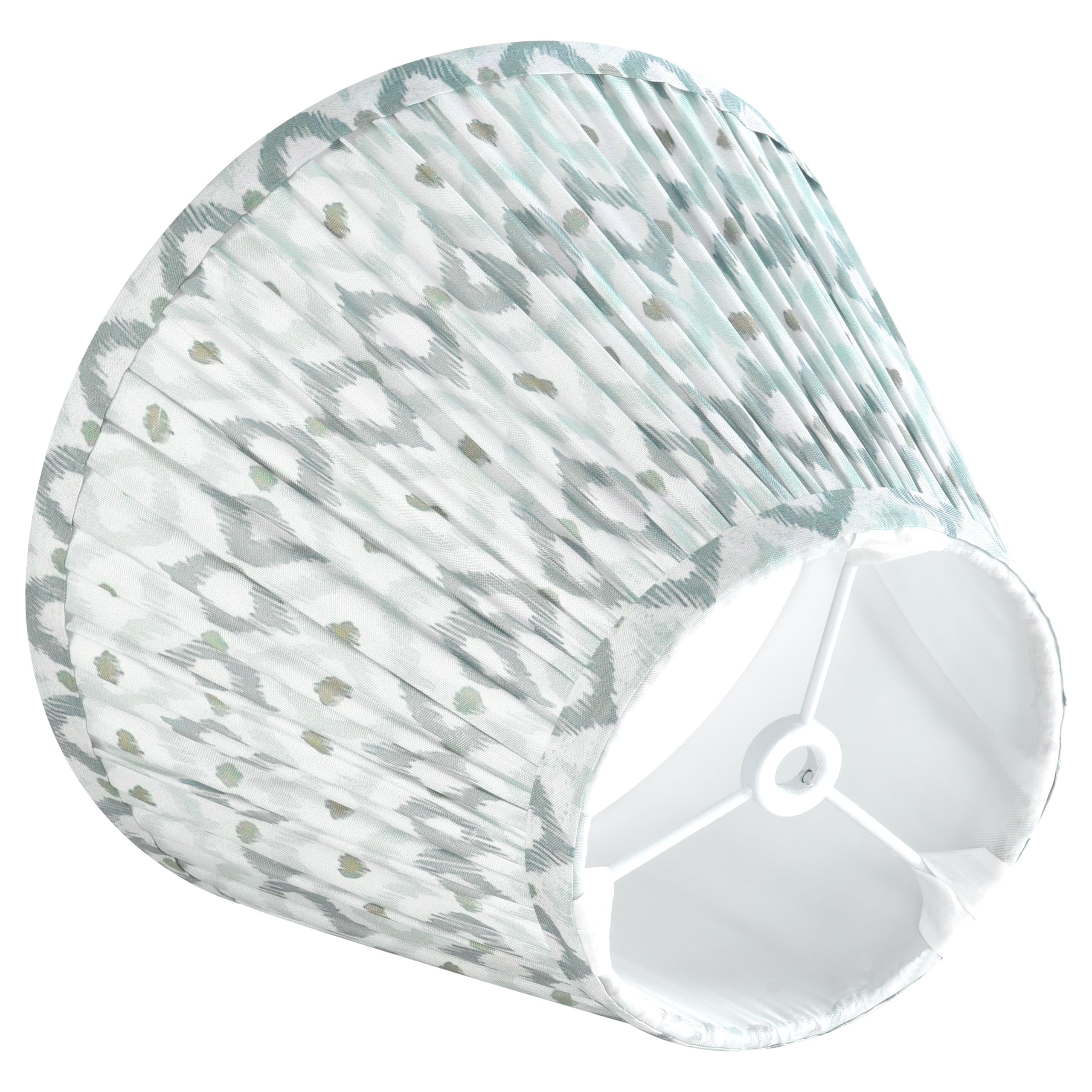 Goso Set Of 2 Small Pleated Art Deco Lamp Shades Spider,5 * 9 * 6.4 In, Bell Multi Floral Lampshades For Table Lamps Wall Lamps,