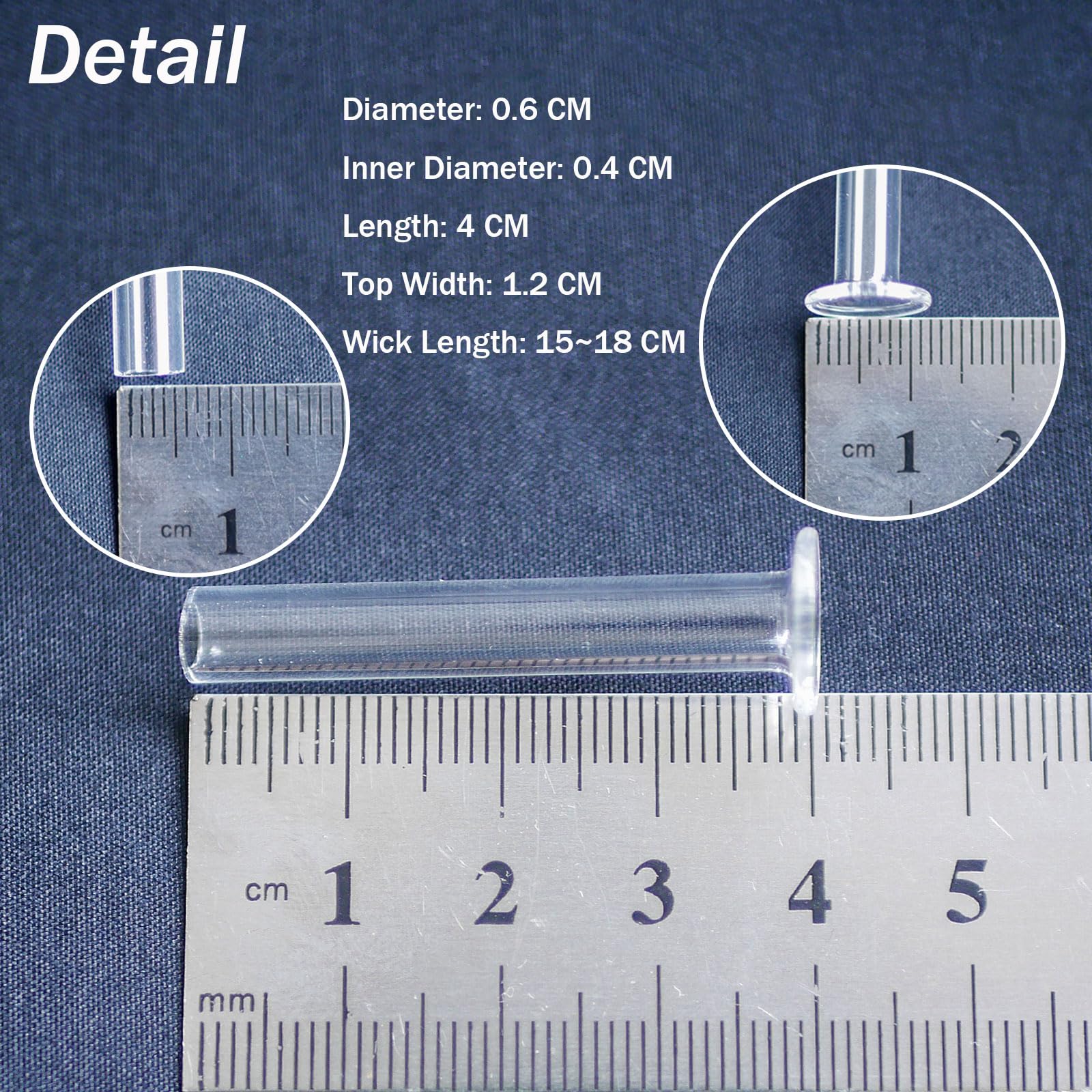 Gxfccyxt 10 Pieces Glass Tube Holder Wick Replacement Cotton Torch Wicks With Glass Tube Holder And Oiling Funnel For Small Oil Lamp Alcohol Or Diy Oil Lamps Burner