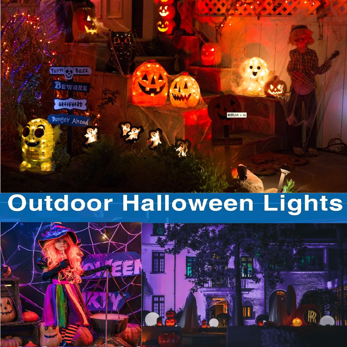 Eleglo 6W Rgb Landscape Lights, 16 Color Changing Outdoor Spotlights, 12V-24V, 6 Pack