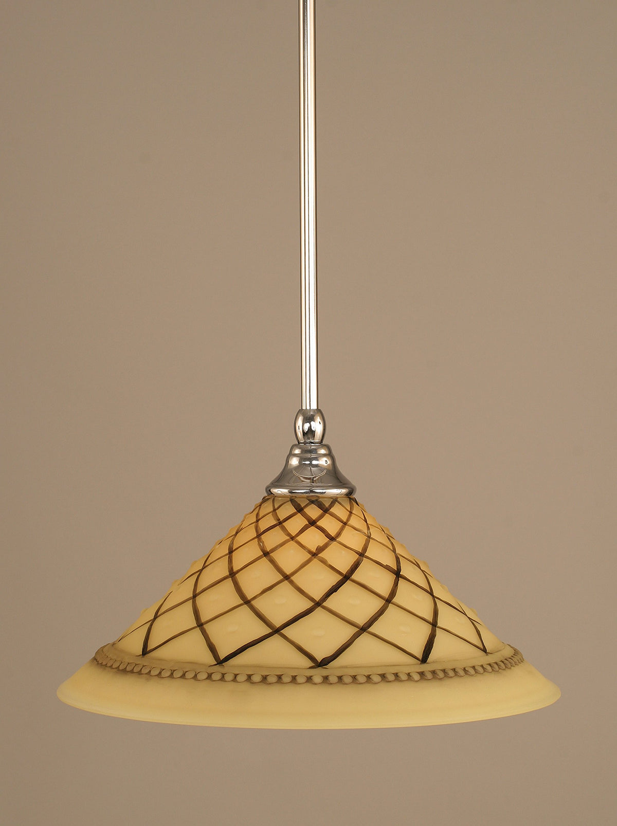 Toltec Lighting 1 Light Mini Pendant In Chrome (23-Ch-7182)