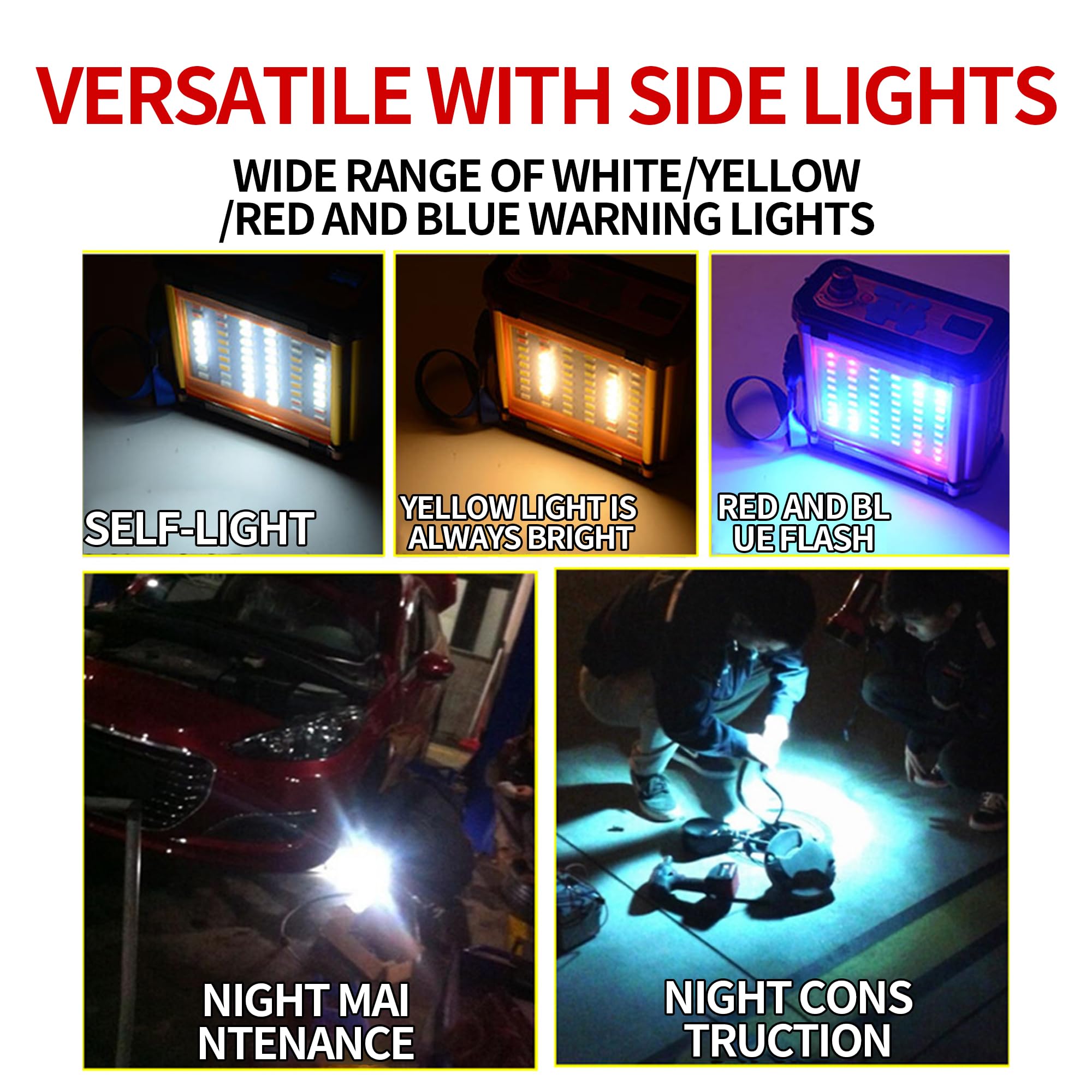 PINSAI High Power Coon Hunting Lights - LED Headlamp, Rechargeable, Waterproof, Model 7012, Golden, Ideal for Fishing & Camping