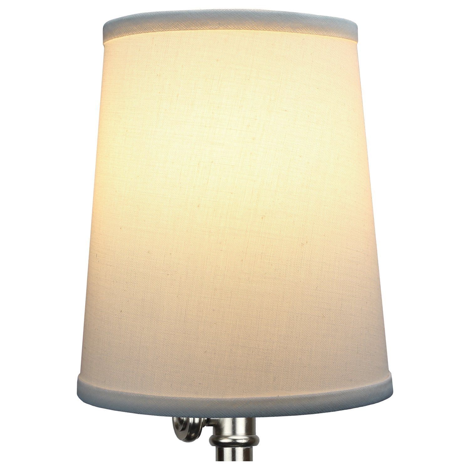 Fenchelshades.Com Lampshade 4'' Top Diameter X 5'' Bottom Diameter X 6'' Slant Height With Clip-On Attachment For Standard Ediso
