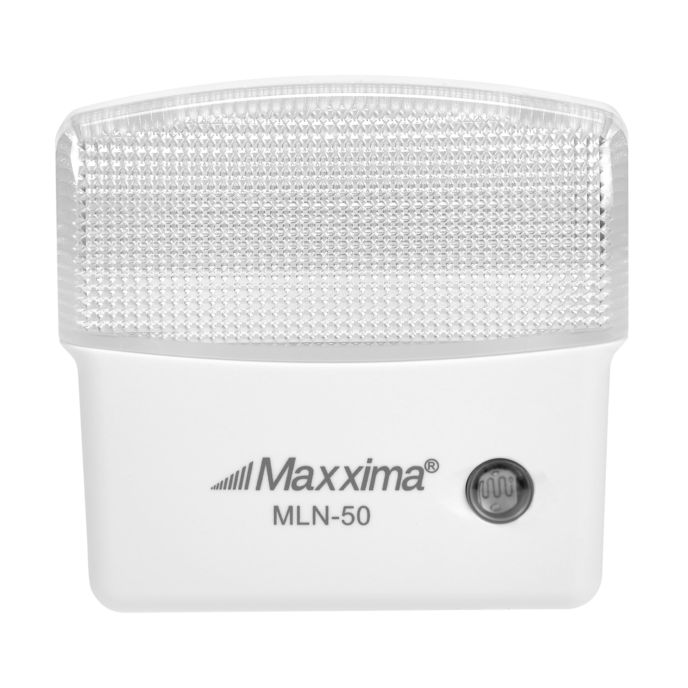 Maxxima LED Night Light with Dusk to Dawn Sensor, 25 Lumens, Cool White, 2 Pack - Ideal for Bedrooms, Bathrooms, and Hallways