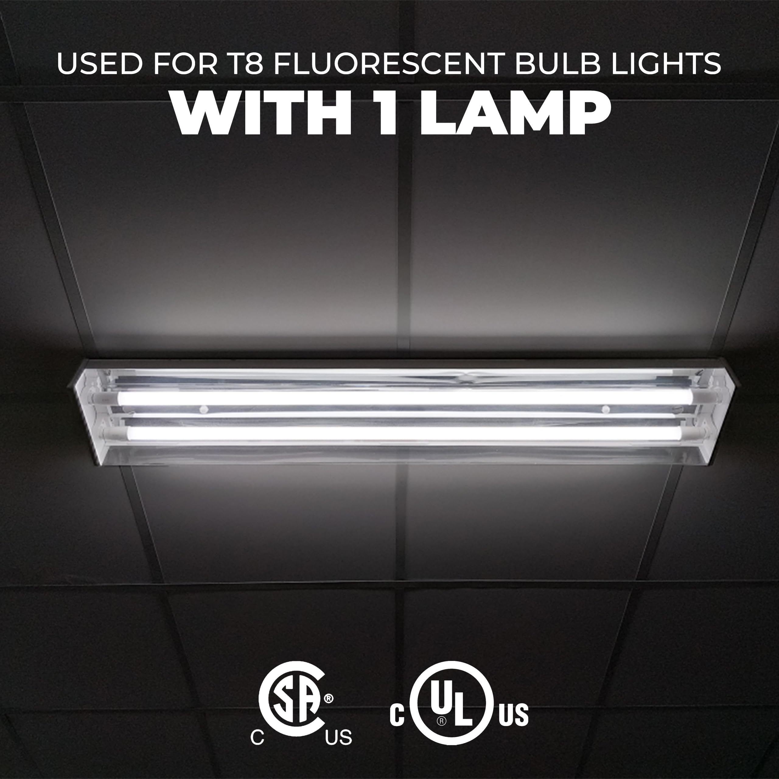 Ohlectric (10 Pack) Replacement For Icn-1P32-Sc 1 Lamp - T8 Fluorescent Electronic Ballast - 120-277 Volt - Instant Start - Stan