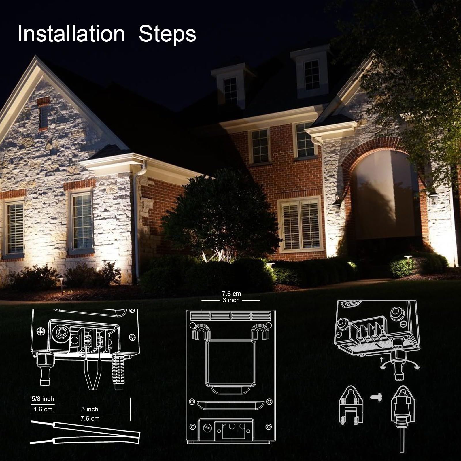 Malibu 200W Low Voltage Landscape Transformer with Photo Sensor Timer - Model 8655791 for Outdoor Lighting