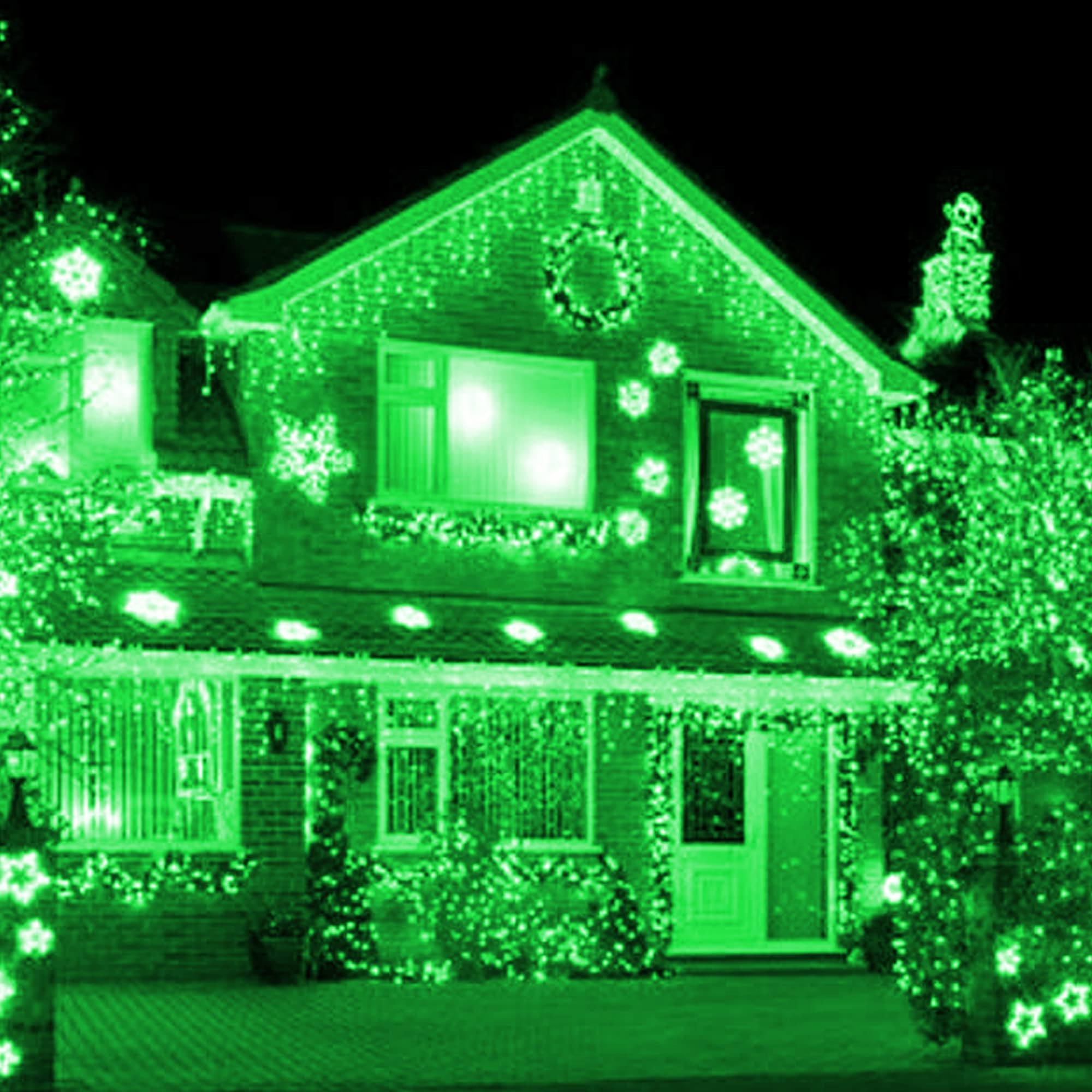 Uptotop Christmas 100 Count String Light, 20FT Plug in Waterproof String Light Decorations for St. Patricks Day Party Carnival