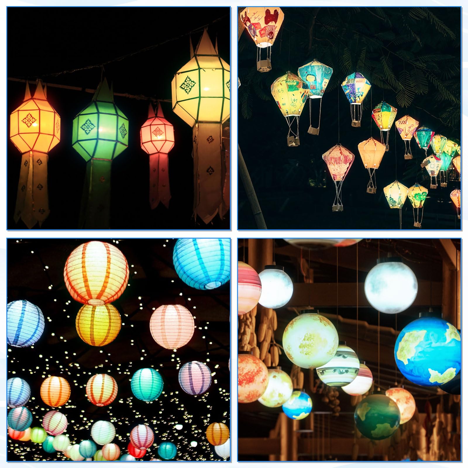 LIHAO 30PCS LED Balloon Lights - Battery Powered Colorful Party Bulbs for Weddings, Halloween, Christmas Centerpieces - Model L4298