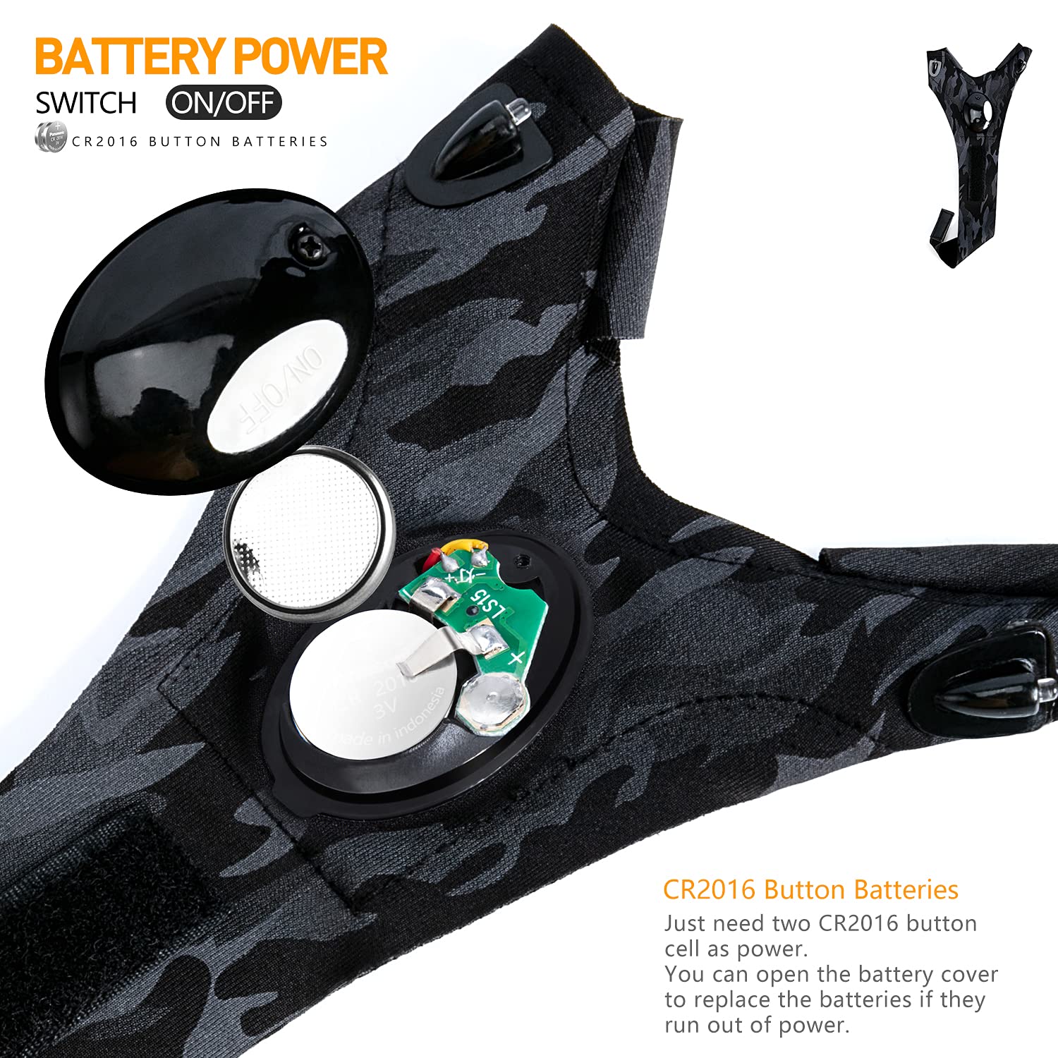 ThxToms LED Flashlight Gloves,Stocking Stuffers Gifts for Men Dad Him,Christmas Birthday Gifts for Dad Father Husband, Cool Gadg