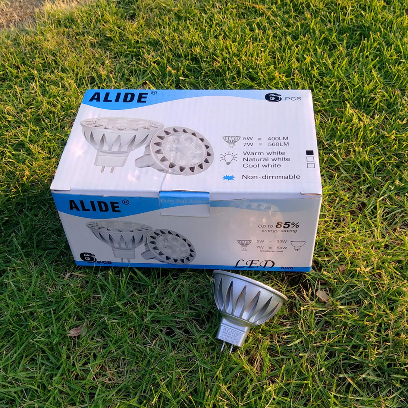 Alide Short Mr16 Gu5.3 Led Bulbs 3W Height 1.9Inch Replace Mr16 20W 30W Halogen 12V Low Voltage 2700K Soft Warm White Mr16 Spotlight Bulb For Outdoor Landscape Yard Track Lighting 300Lm 38 Deg 6 Pack