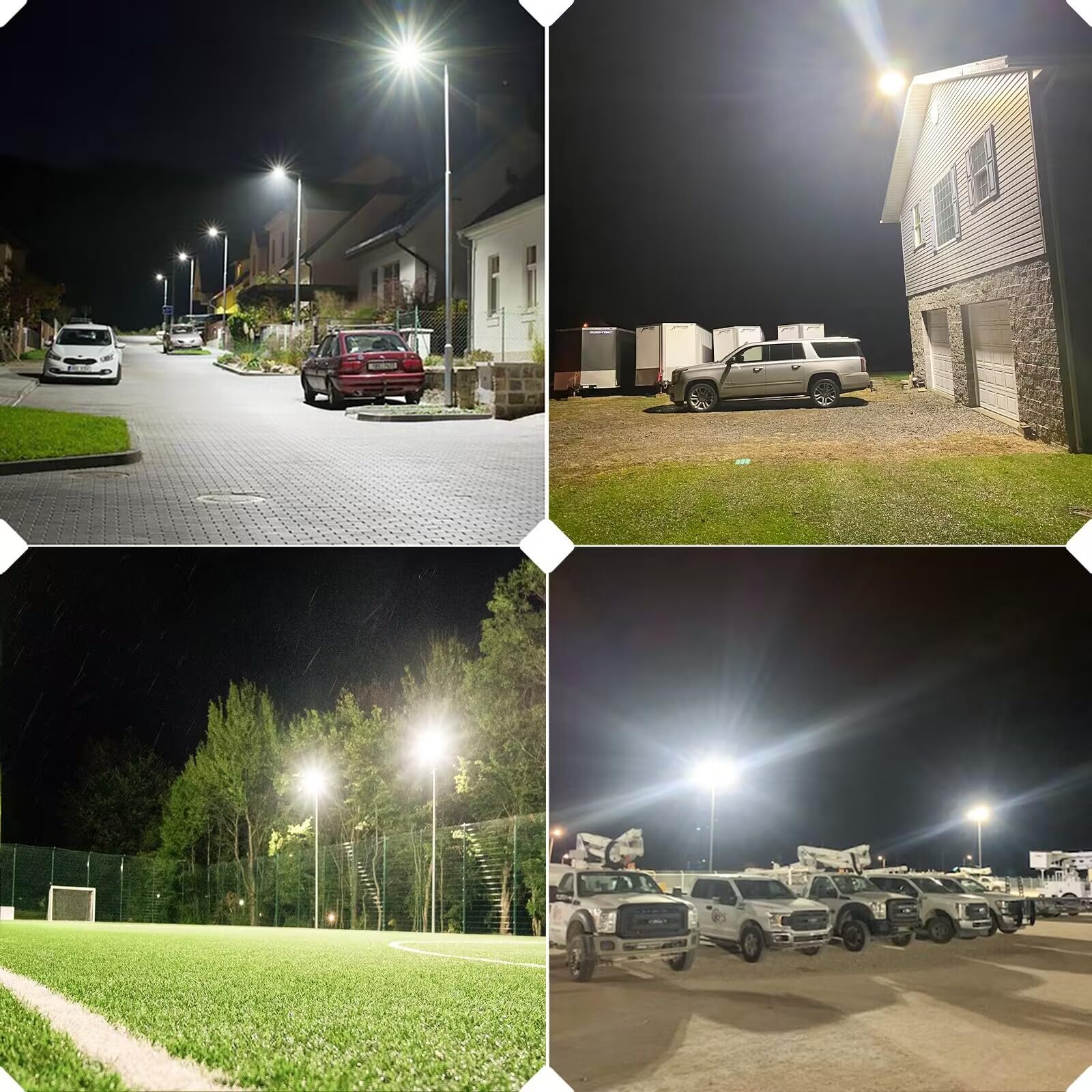 HYPERLITE 150W LED Parking Lot Light - UL Certified, IP65, Dusk to Dawn, 5000K, Bronze, Adjustable Slip Fitter Mounting